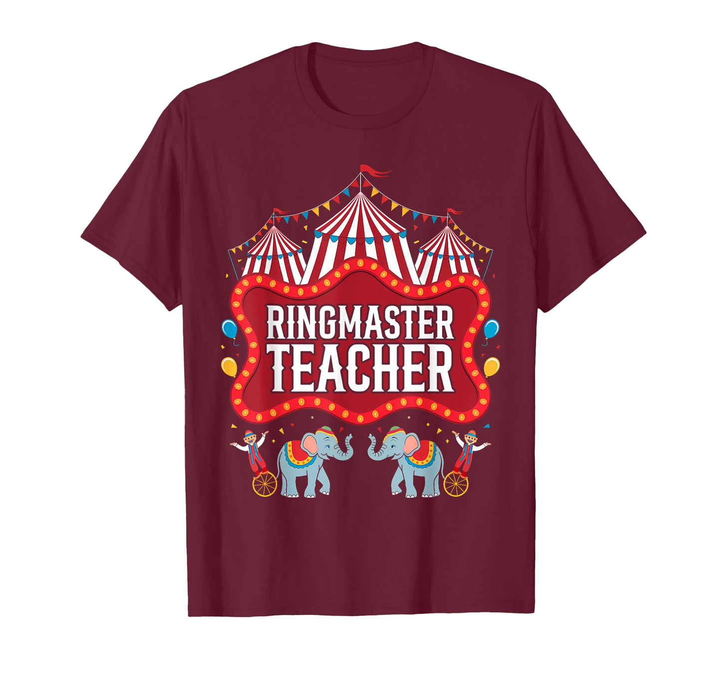 Ringmaster Teacher Circus Carnival Birthday Party T-Shirt
