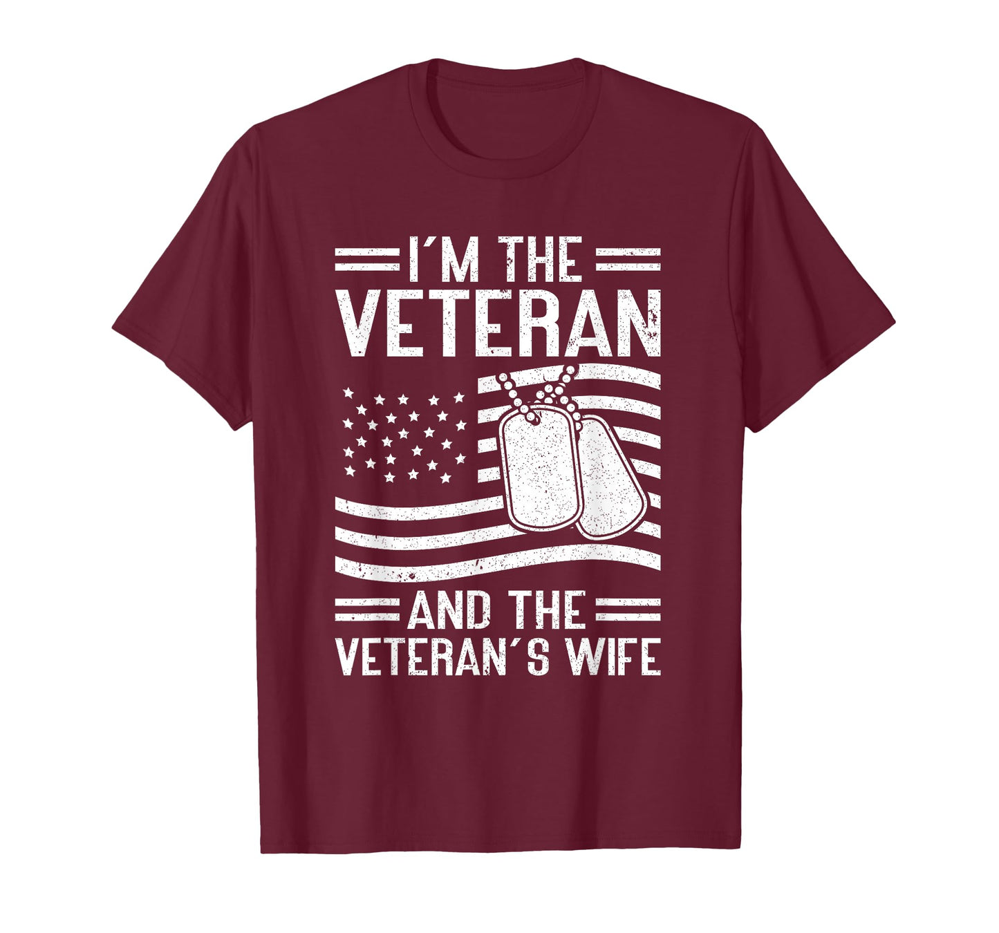 Veteran & Wife Proud American Veteran Wife T-Shirt