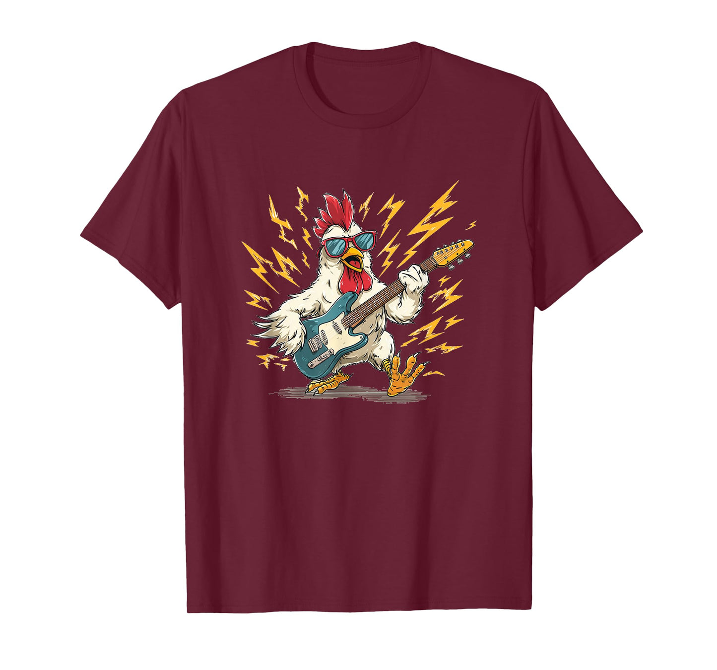 Pretty Chicken Costume for Guitarists Lovers T-Shirt
