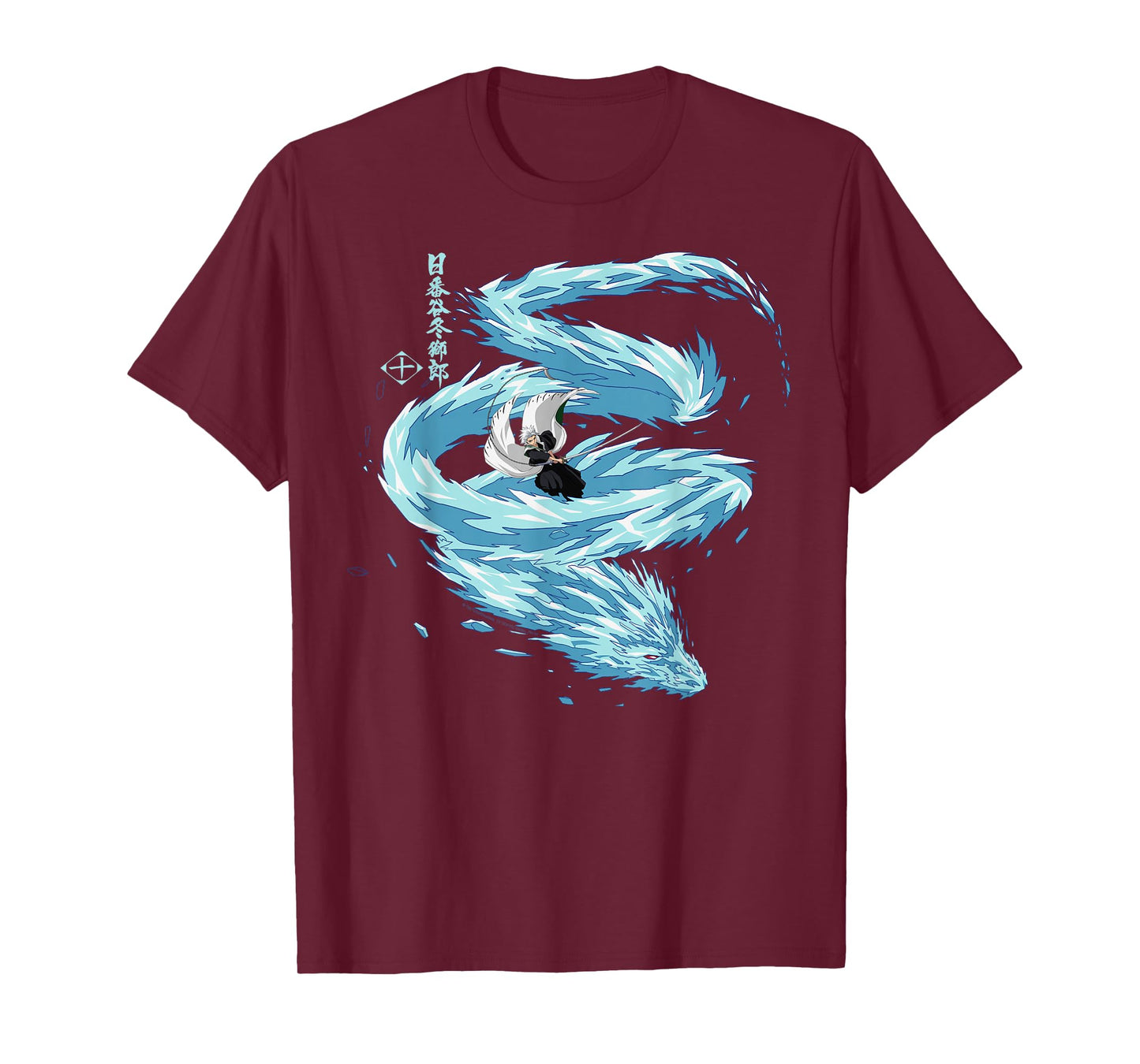 Bleach Toshiro Hitsugaya Dragon Anime T-Shirt