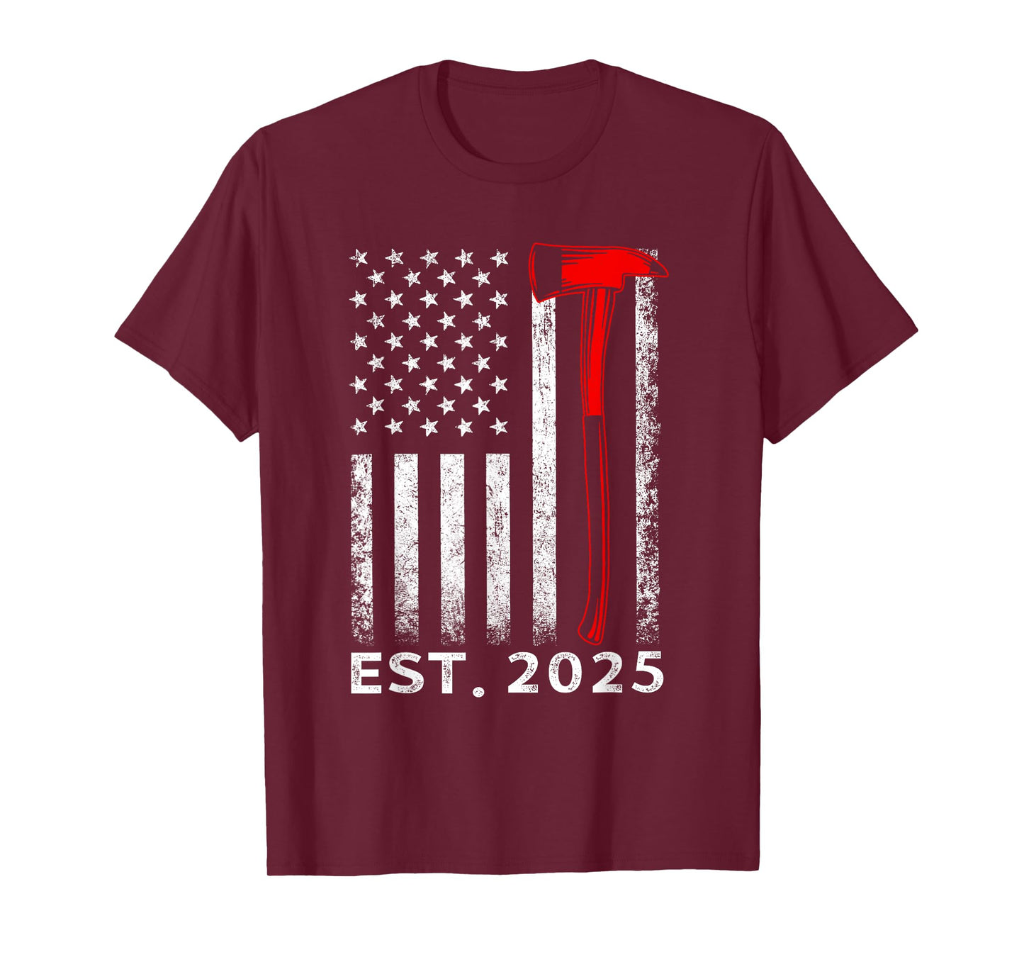 Firefighter Graduation Flag 2025 Fire Academy Exam T-Shirt
