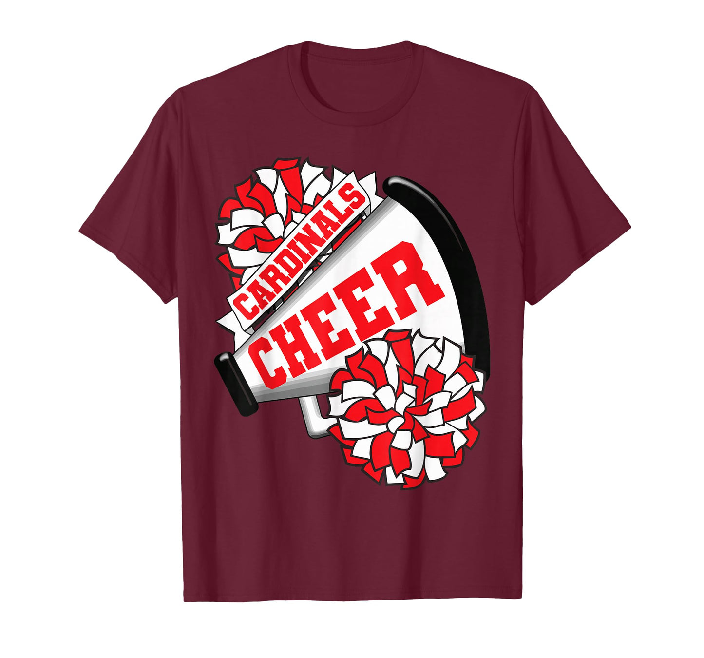 Cardinals Cheer For Cheerleading Team Spirit T-Shirt