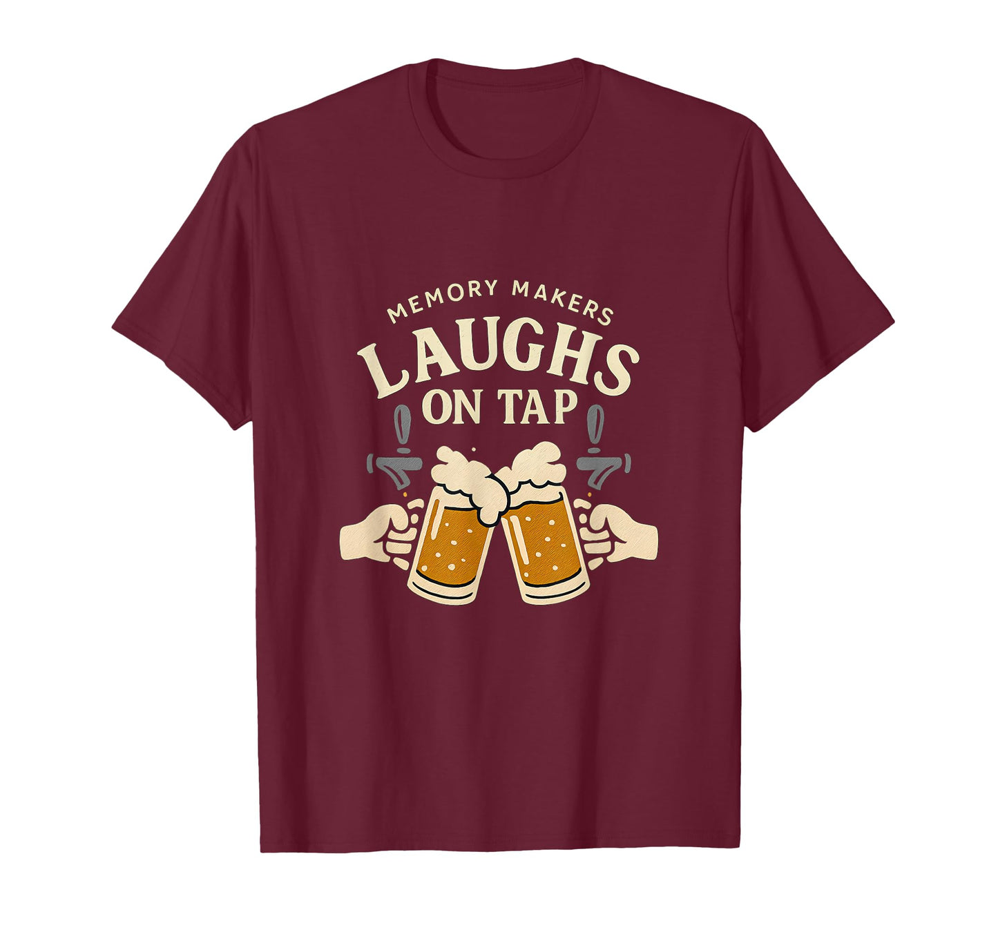 Laughs on Tap Beer Pub Sign Party Novelty T-Shirt