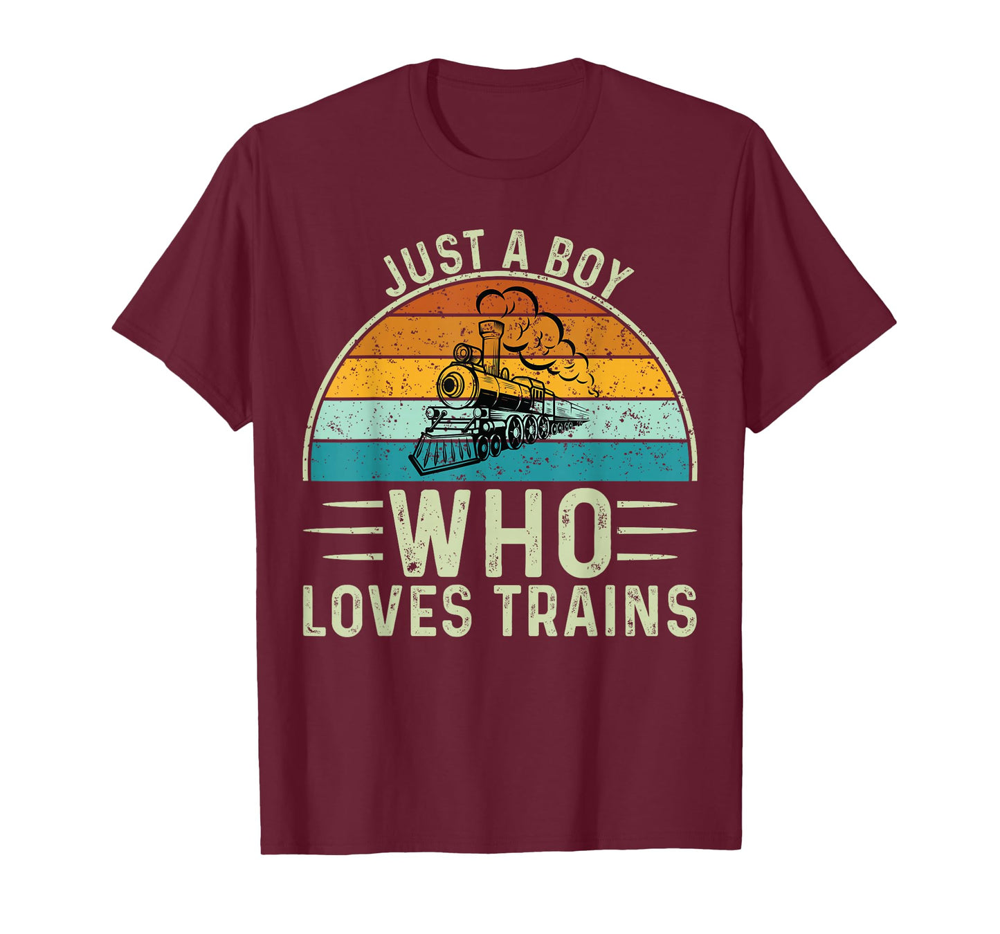 Just A Boy Who Loves Trains T-Shirt