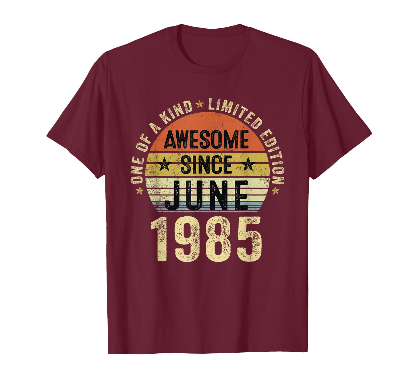 Vintage Awesome Since June 1985 Limited Edition 40th Bday T-Shirt