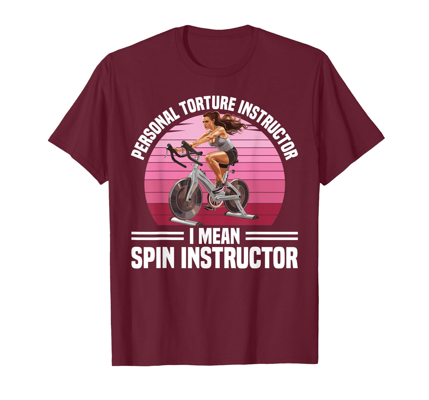 Spinning Bike Spin Class Indoor Cycling Bike Spin Instructor T-Shirt