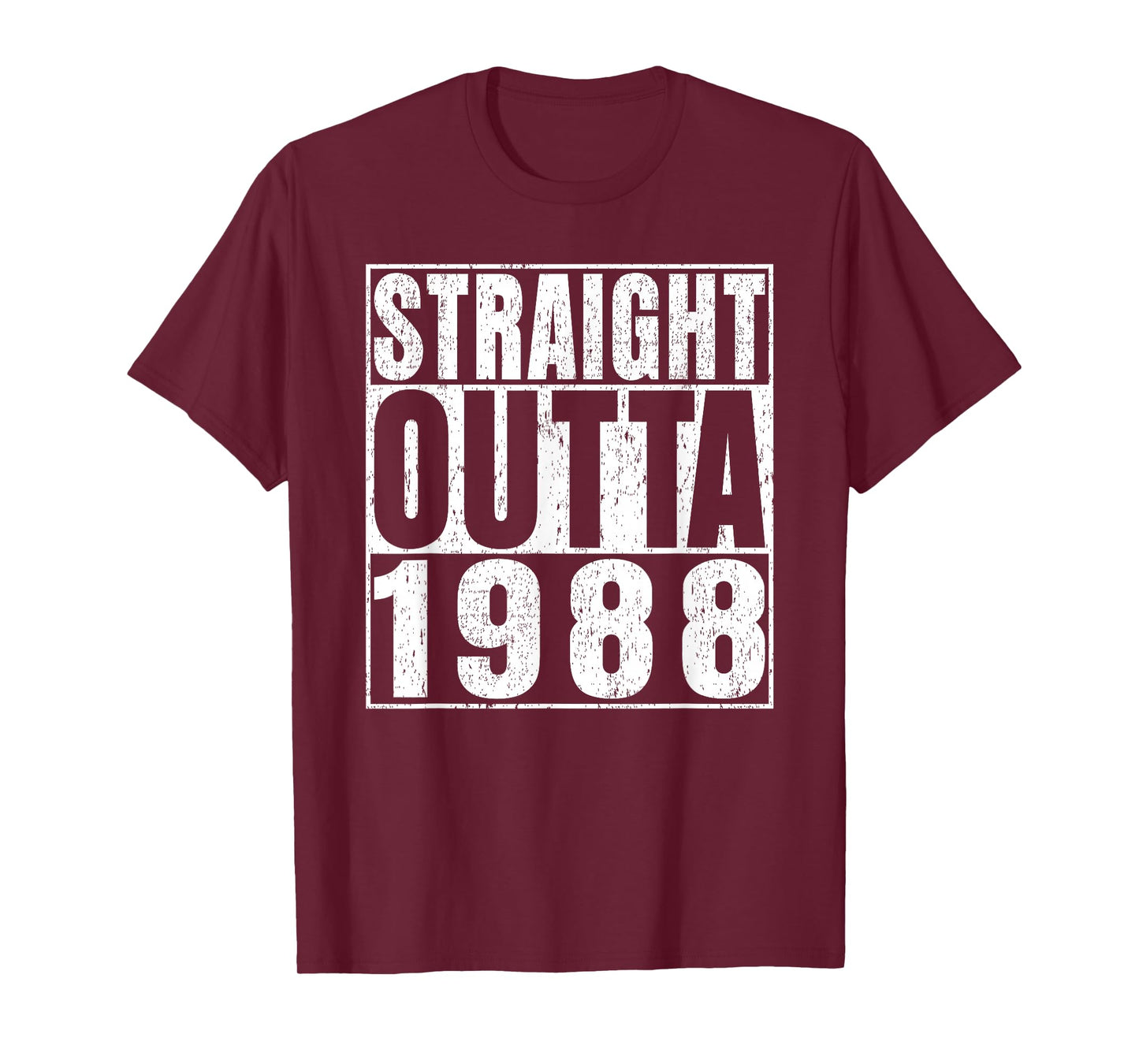 Straight Outta 1988 37 Years Old Gifts Vintage 37th Birthday T-Shirt