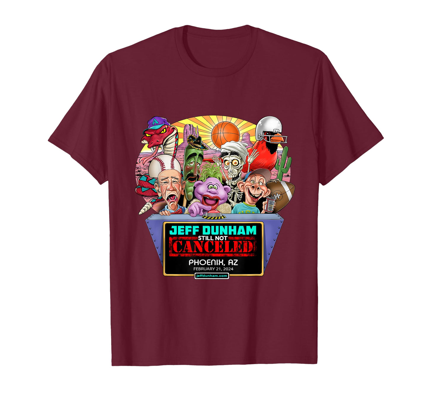 Jeff Dunham Phoenix, AZ (2024) T-Shirt