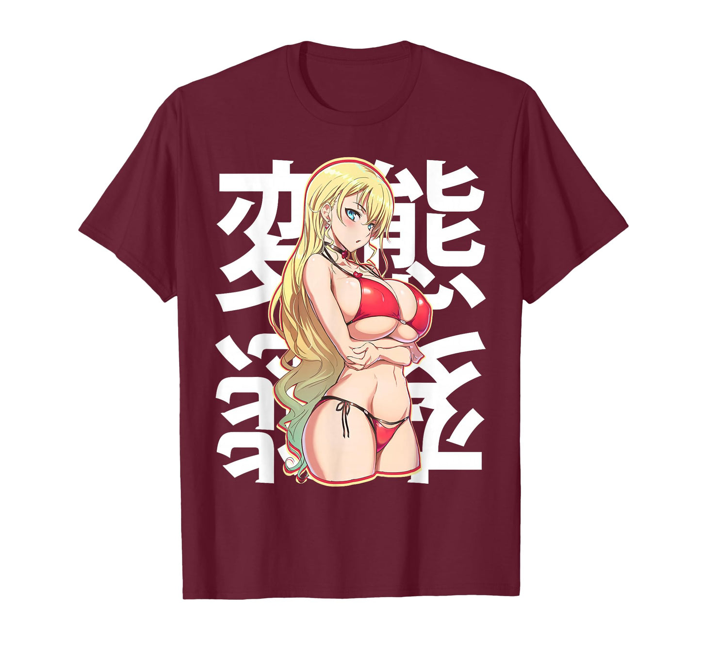 Anime Girl Lewd Waifu Otaku Japanese Manga T-Shirt