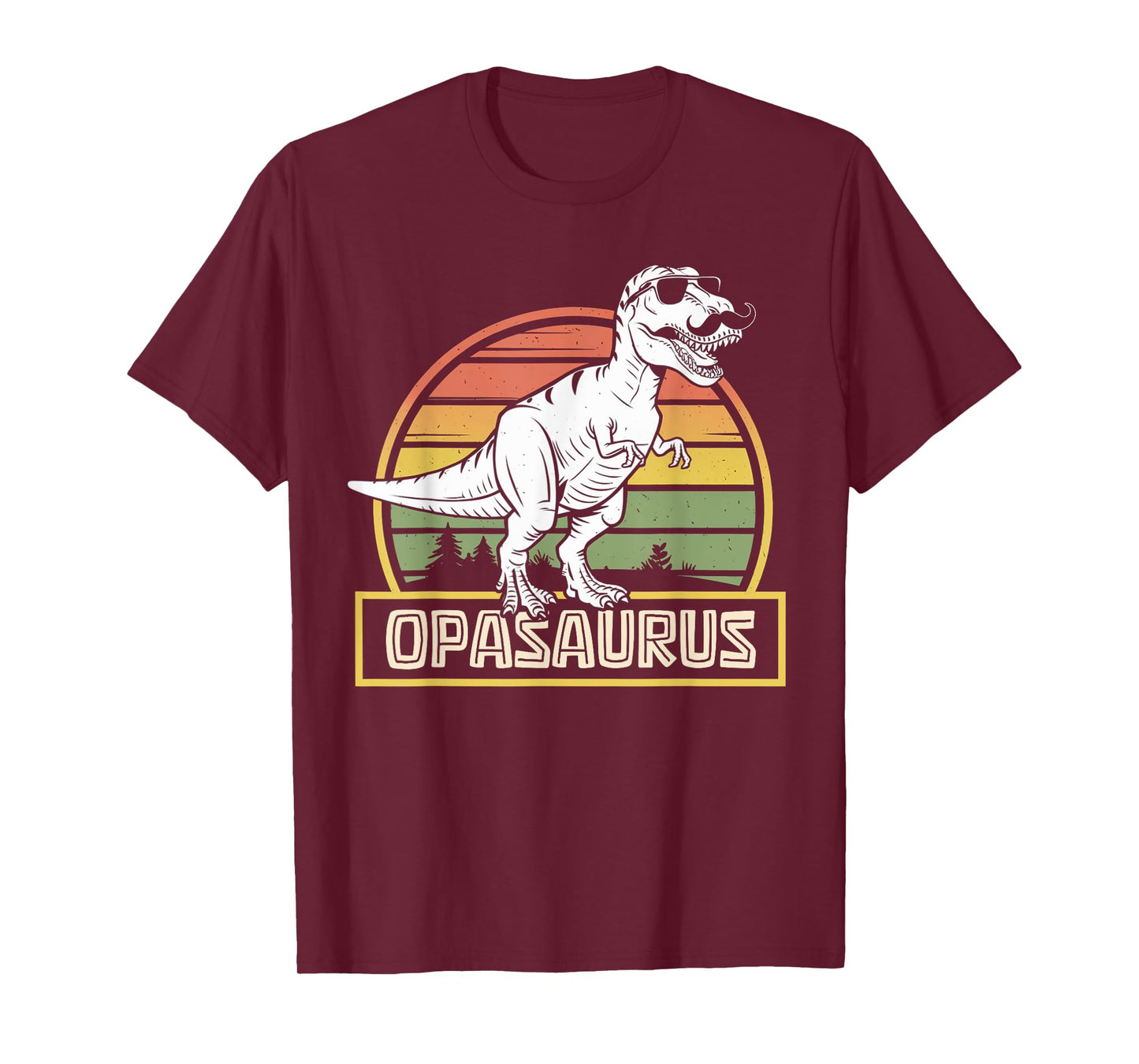Opasaurus T Rex Dinosaur Opa Saurus Matching Family Men T-Shirt