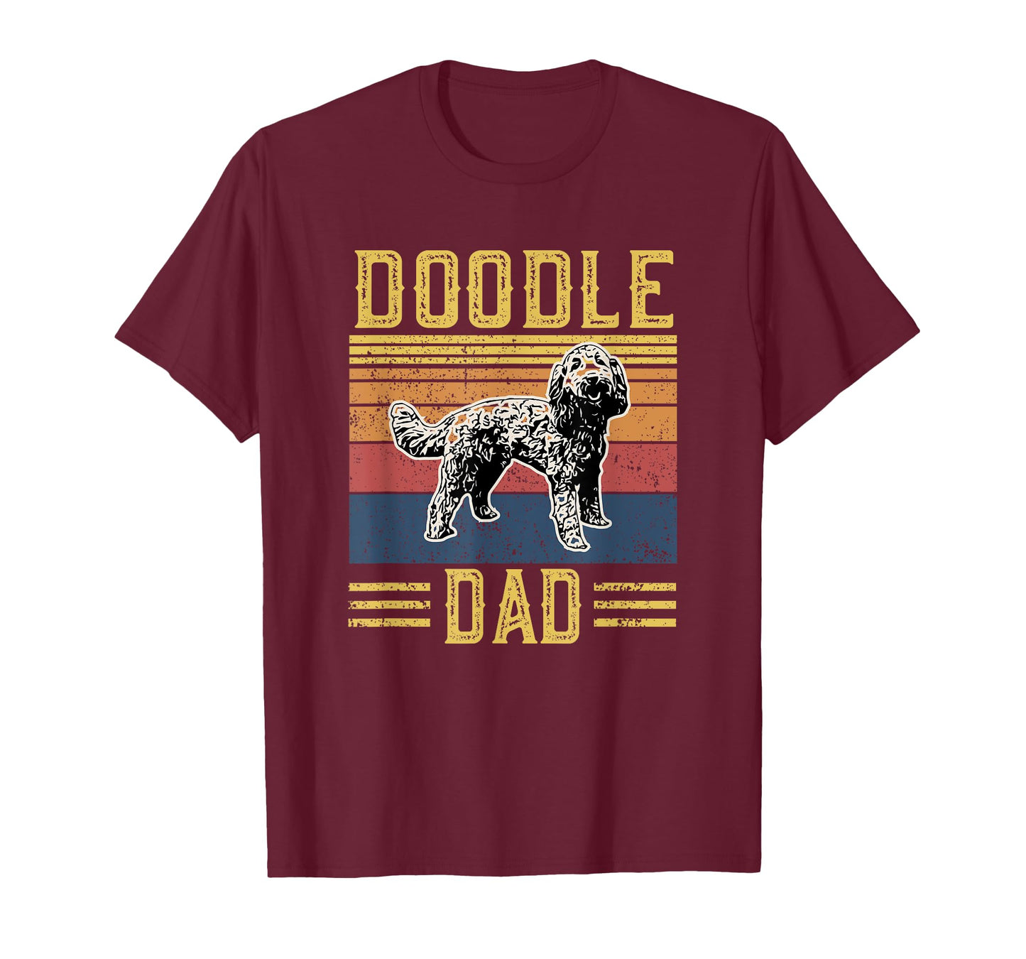 Vintage Doodle Dad Father - Aussie Doodle & Goldendoodle T-Shirt