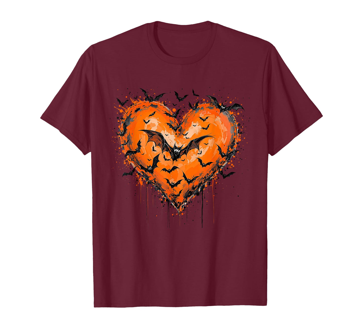 Halloween Bats Scary Night Spooky Season Horror Women Girls T-Shirt