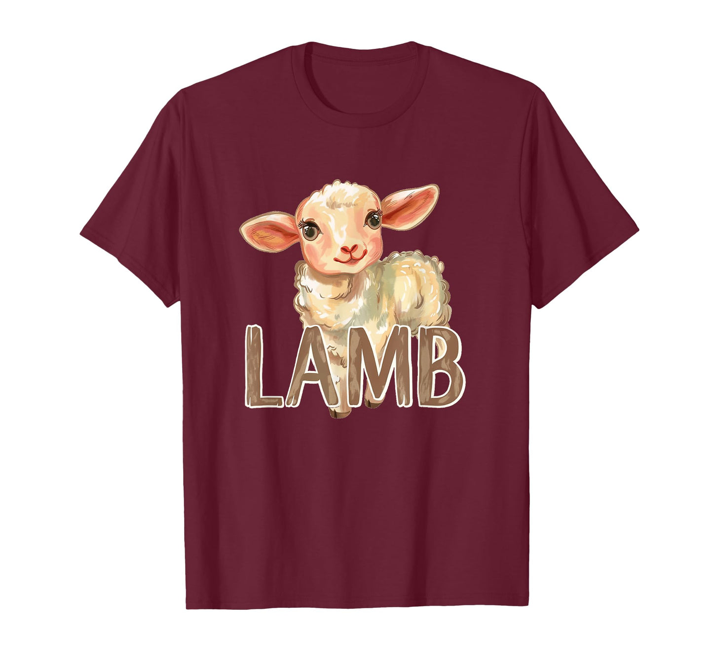 Cute Baby Lamb Face Outfit for Lambs and Sheep Lovers T-Shirt