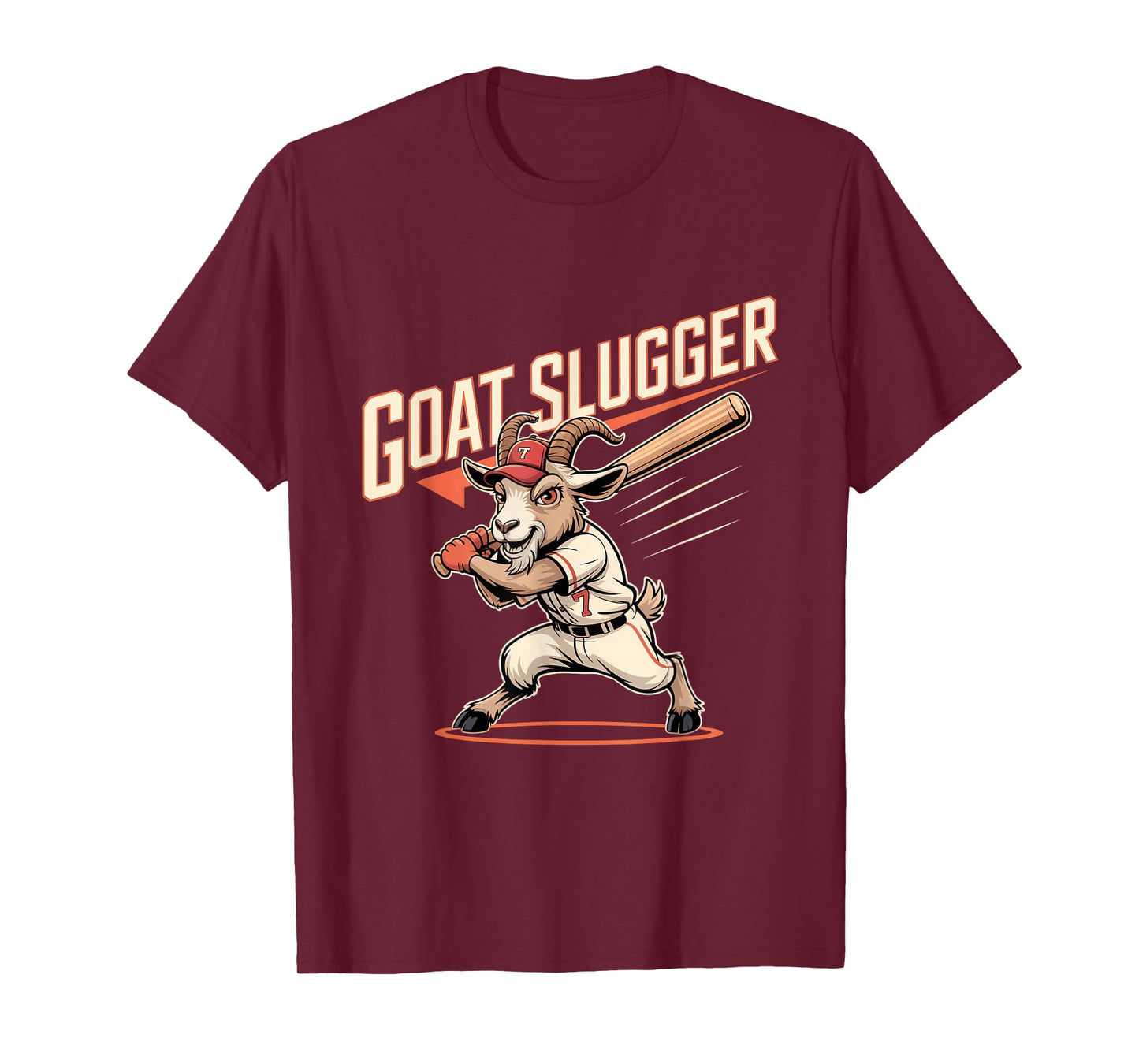 Goat Slugger Baseball Power Hitter All Star Bat T-Shirt