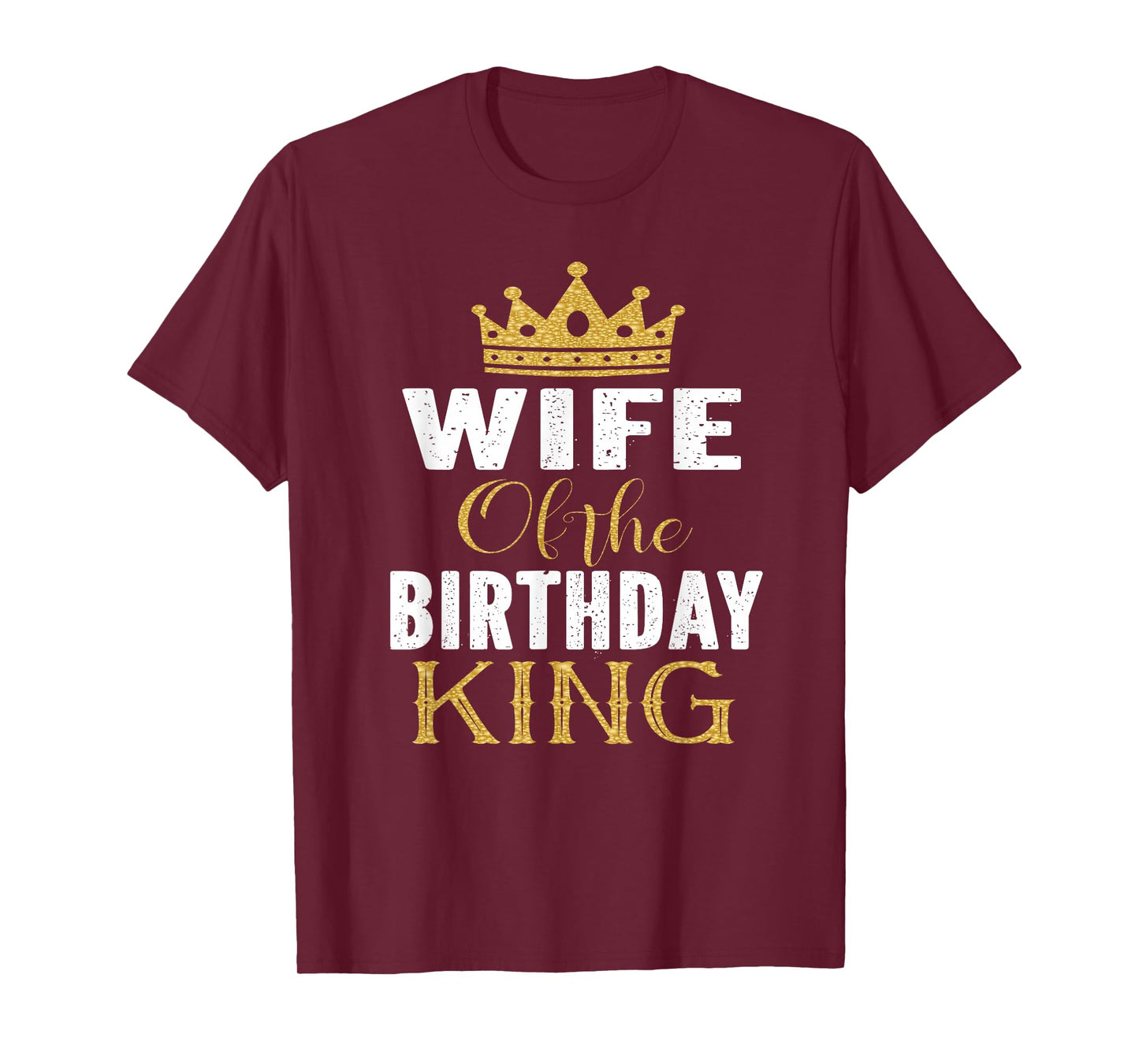 Wife of The Birthday King Boys Bday Party Gift for Him T-Shirt