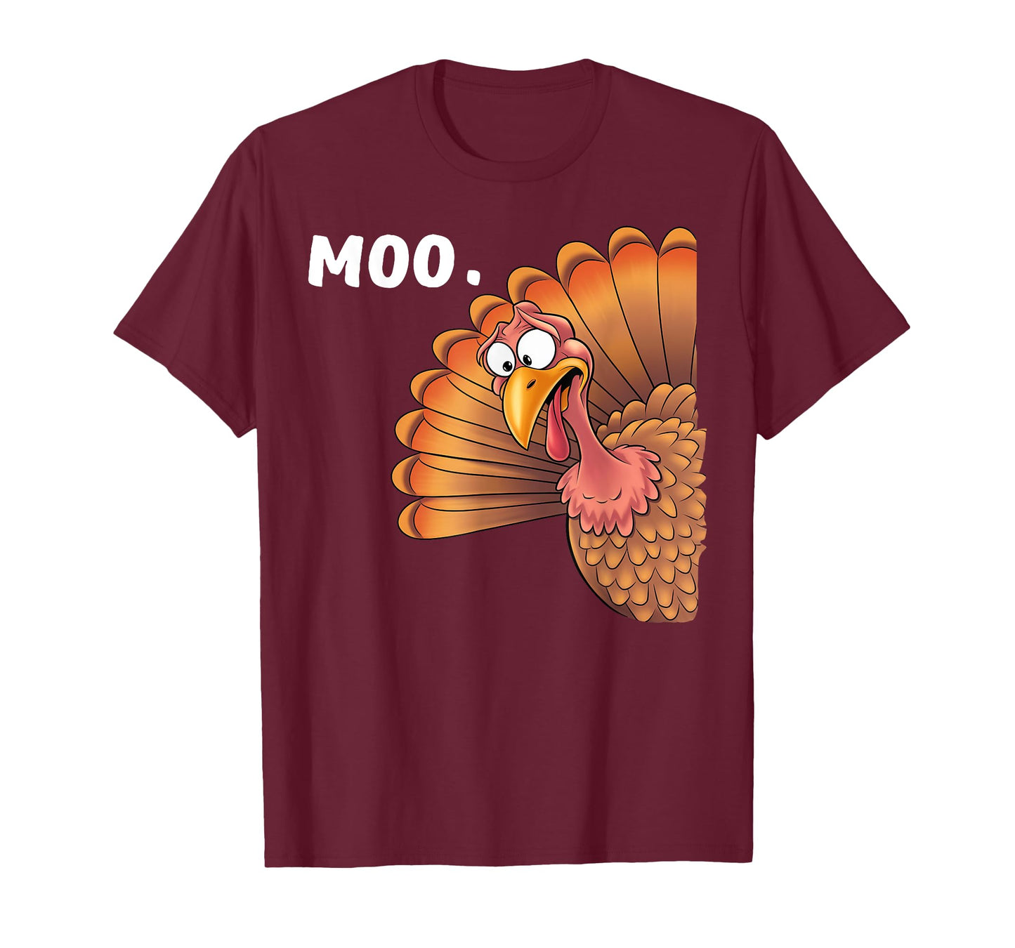 Turkey Moo Funny Thanksgiving Gifts For Men Women Kid Boy T-Shirt