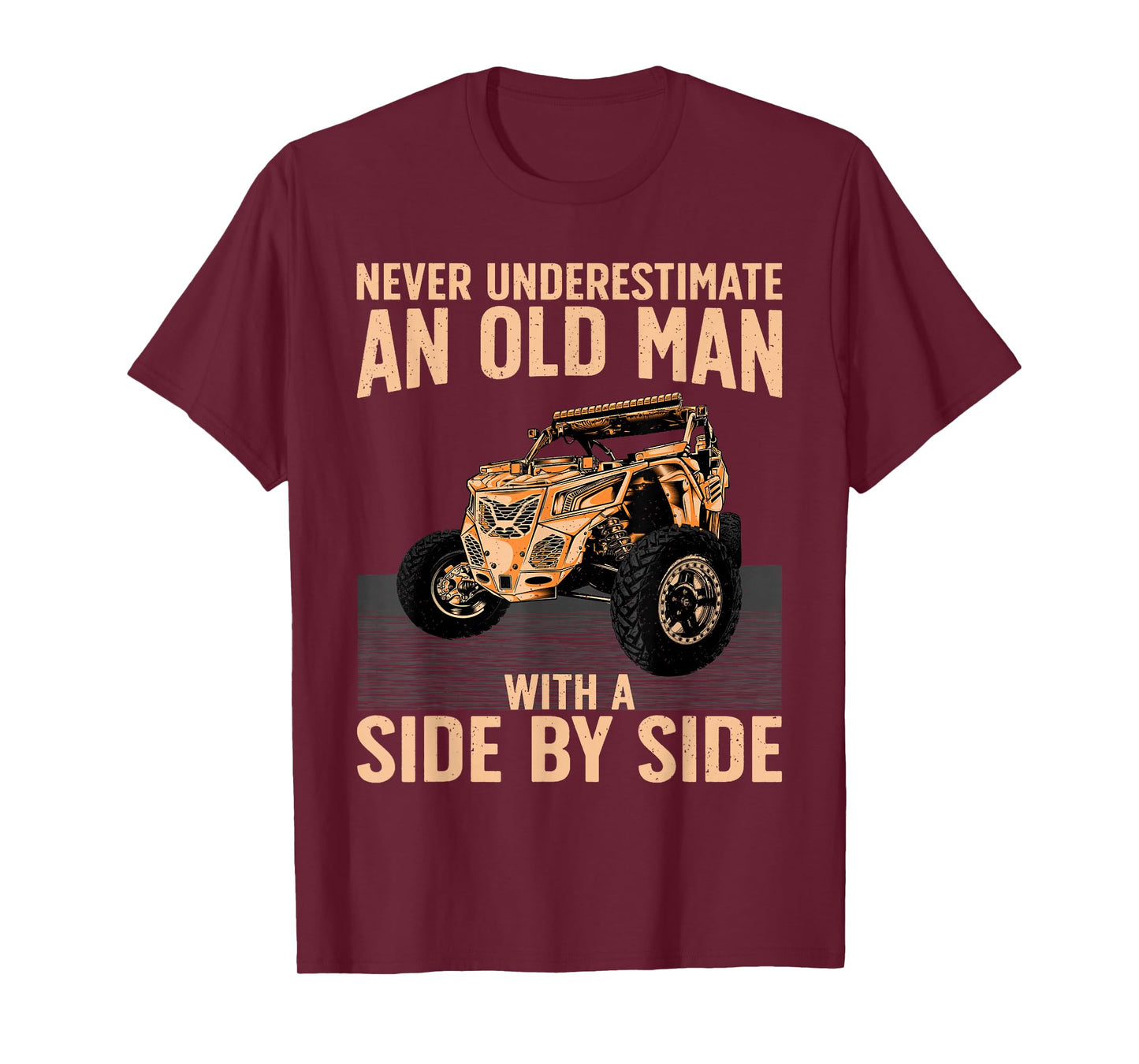 Cool SXS for Grandpa Men Dad Offroad UTV ATV Side-by-Side T-Shirt