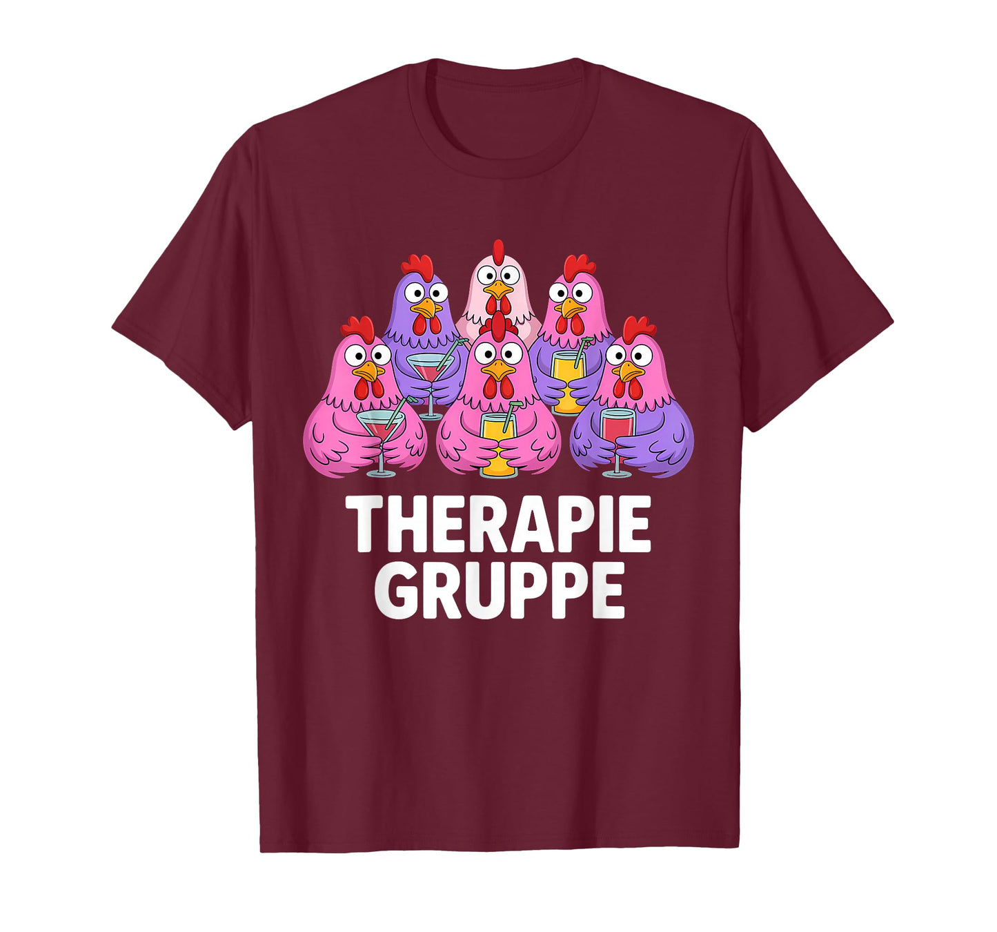 Therapy Group Girls Evening Chickens Girls Group T-Shirt