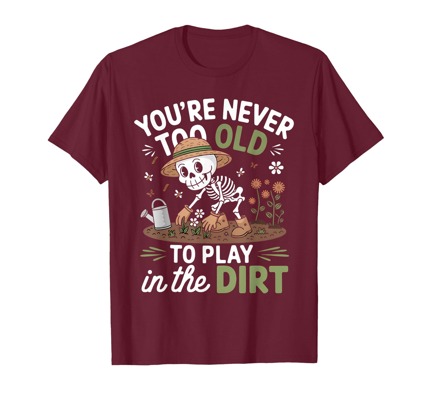 Gardening T Shirt Men Women Gardener Humor Funny Gardening T-Shirt