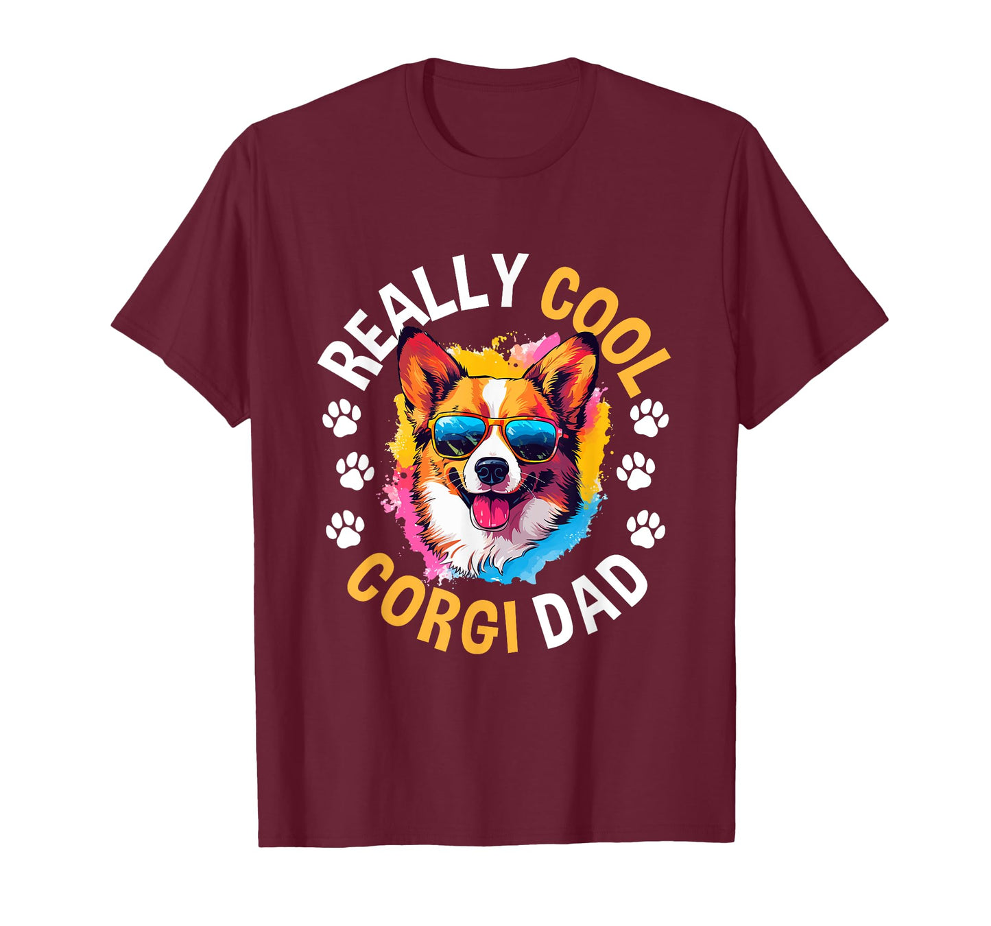 Pembroke Welsh Corgi - Really Cool Corgi Dad T-Shirt