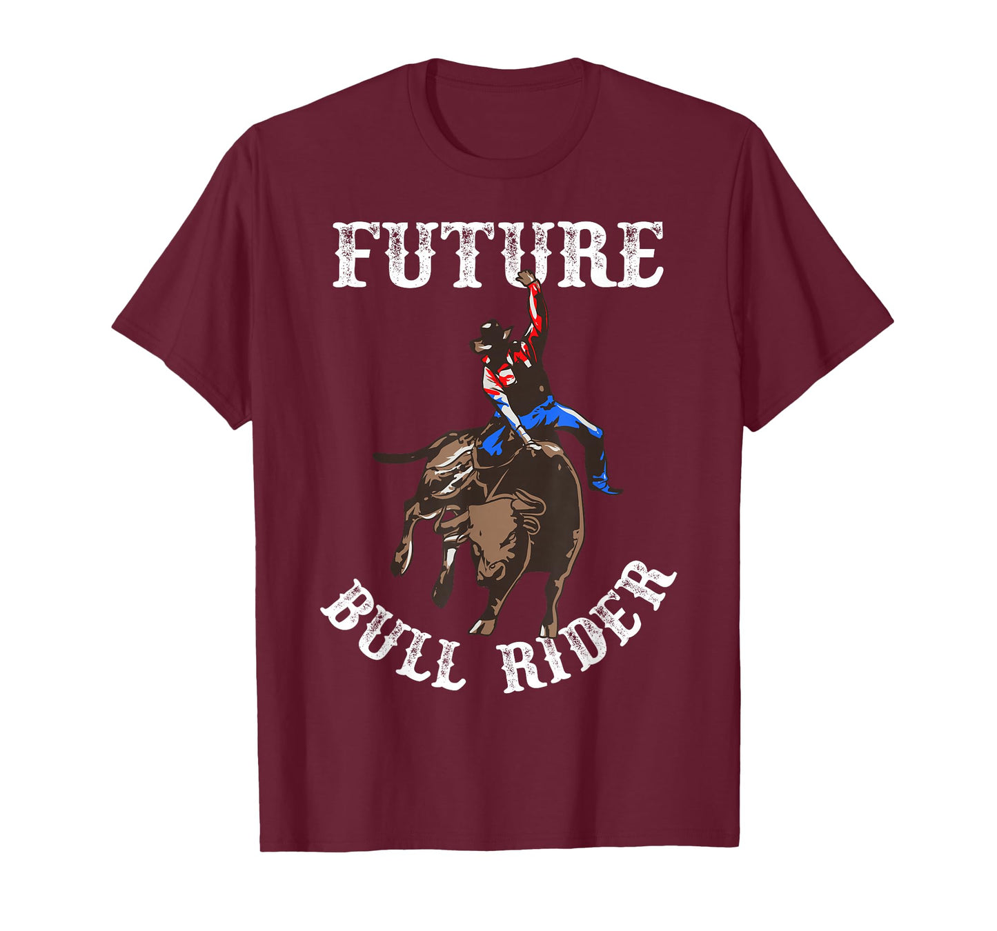 Rodeo Future Bull Rider Bull Riding Mechanical Boys Kids T-Shirt