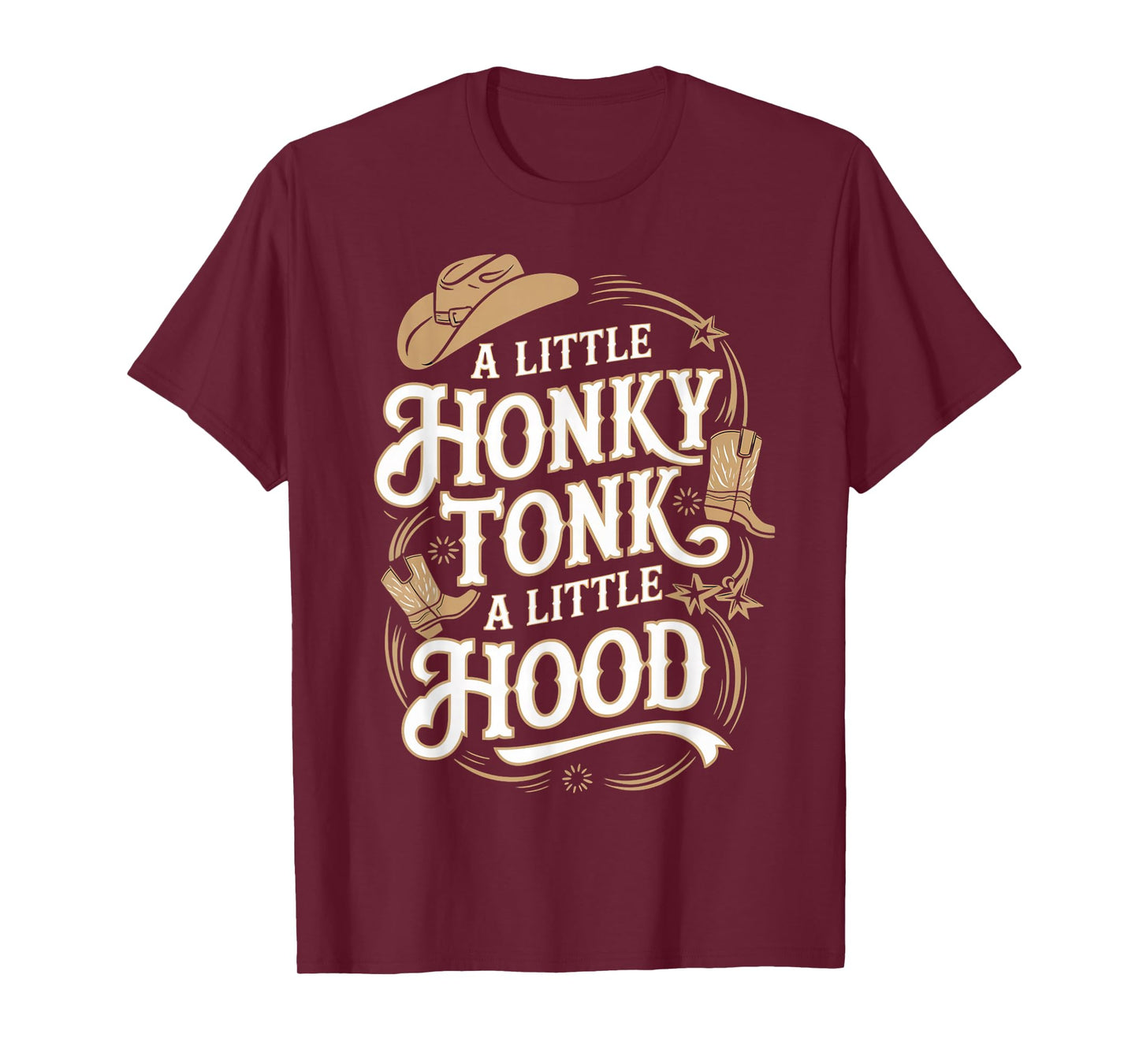 Little Honky Tonk Western Farm Musician Honky Tonk T-Shirt