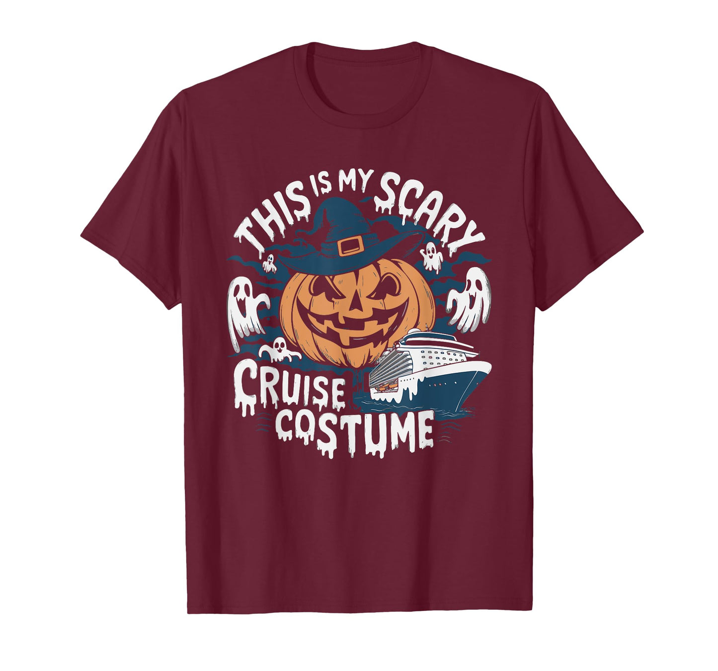 This Is My Scary Cruise Costume Vacation Cruising T-Shirt