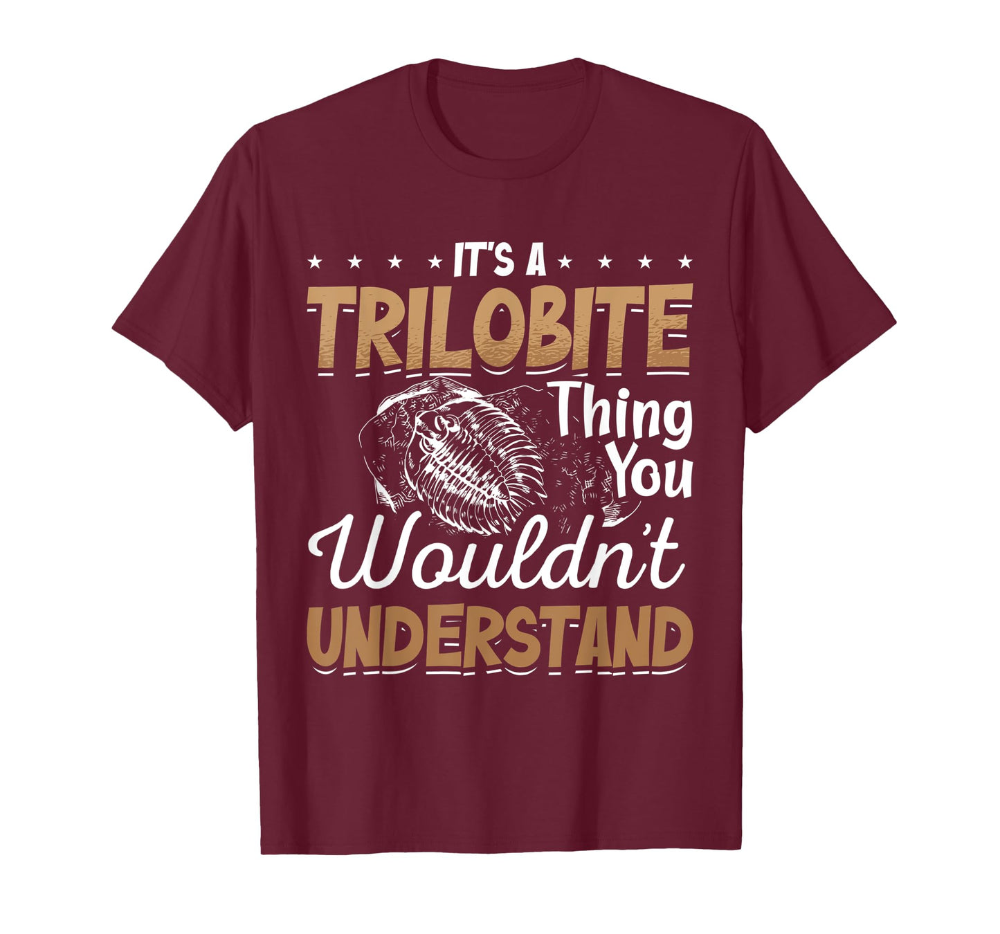Trilobite Fossil Ammonites Rockhound Prehistoric Animals T-Shirt