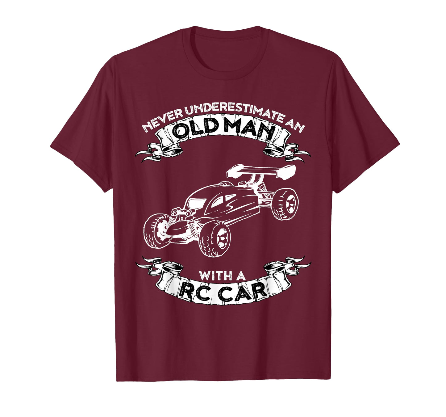Never Underestimate an Old Man with a RC car T-Shirt