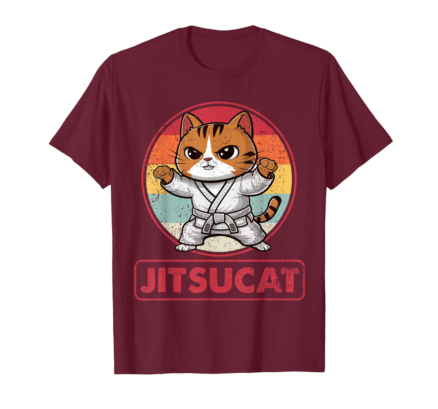 Jiu Jitsu Cat Lover Kitten Brazilian BJJ Martial Arts MMA Men Women Kids T-Shirt