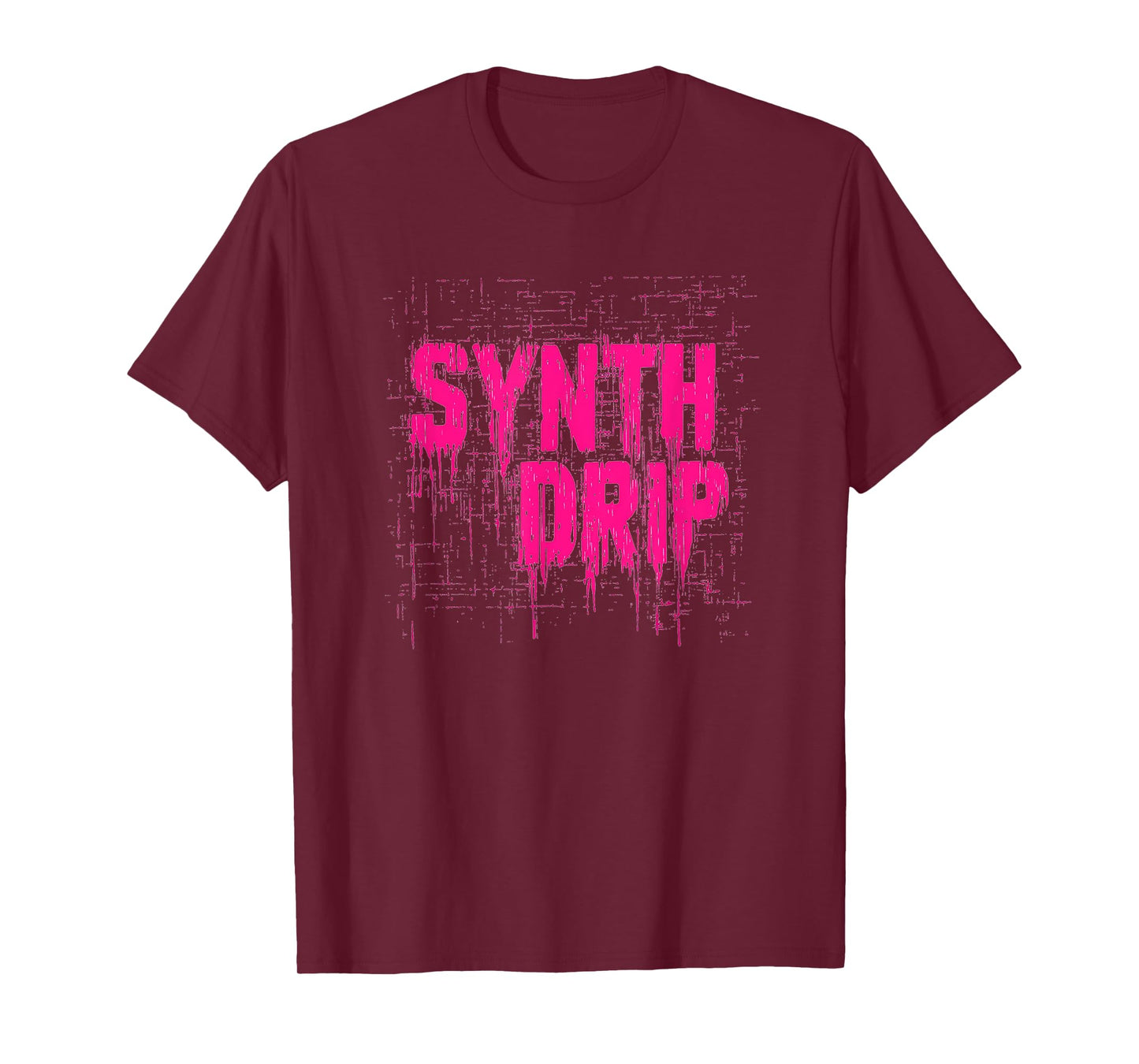 Cool Synth Drip Emblem Costume T-Shirt