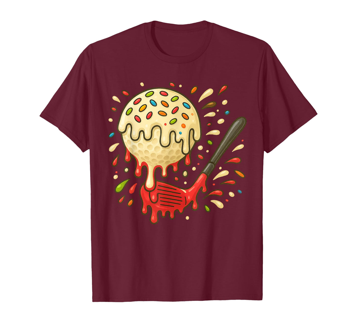 Golf Drip Team for Boys Ice Cream Cool T-Shirt