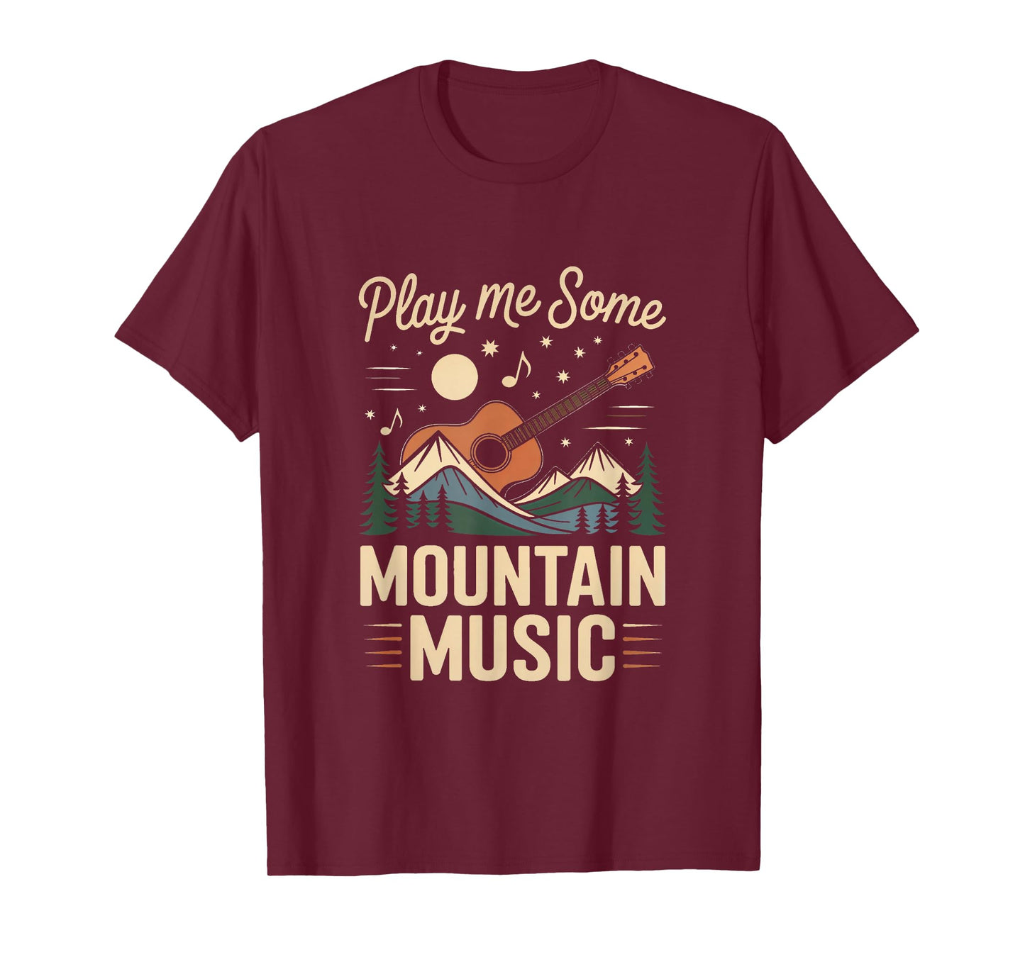 Play Me Some Mountain Music Country Music Western T-Shirt