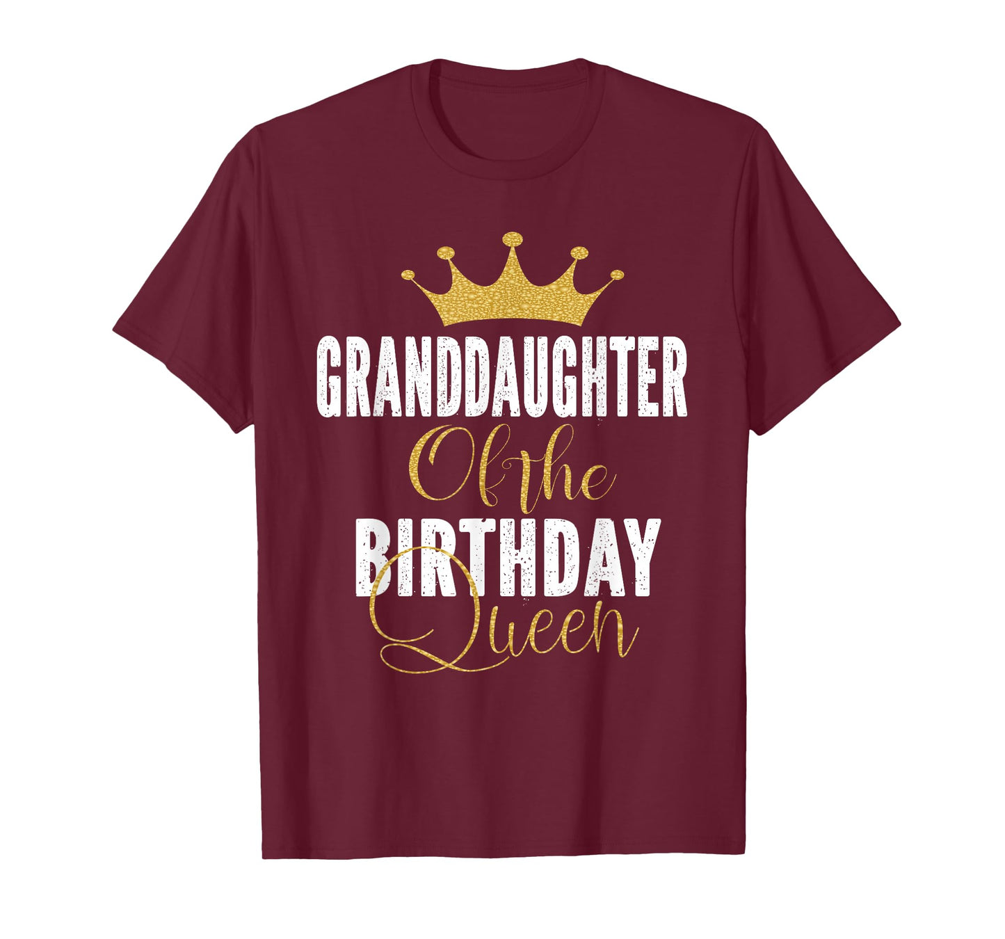 Granddaughter Of The Birthday Queen Women Bday Gift For Her T-Shirt