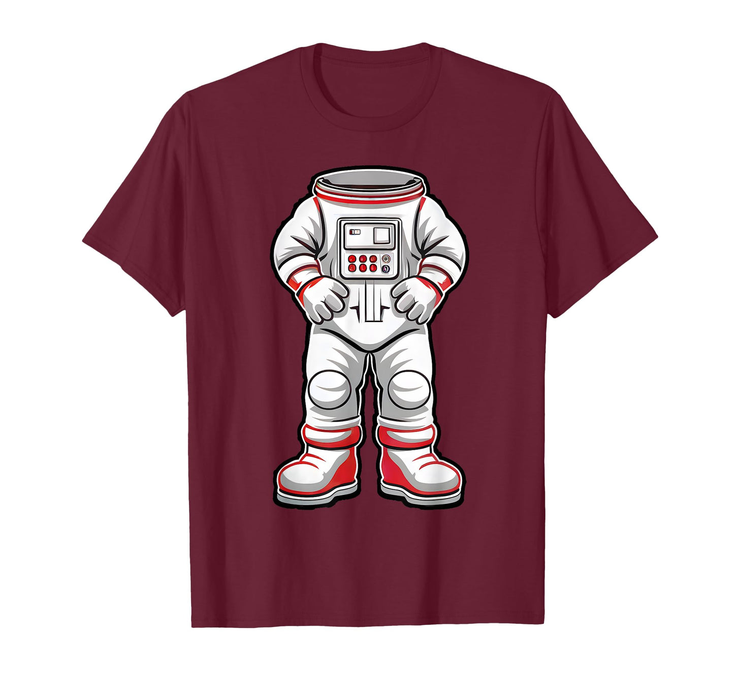 Astronaut Costume Cosplay Halloween Kids Birthday Space T-Shirt