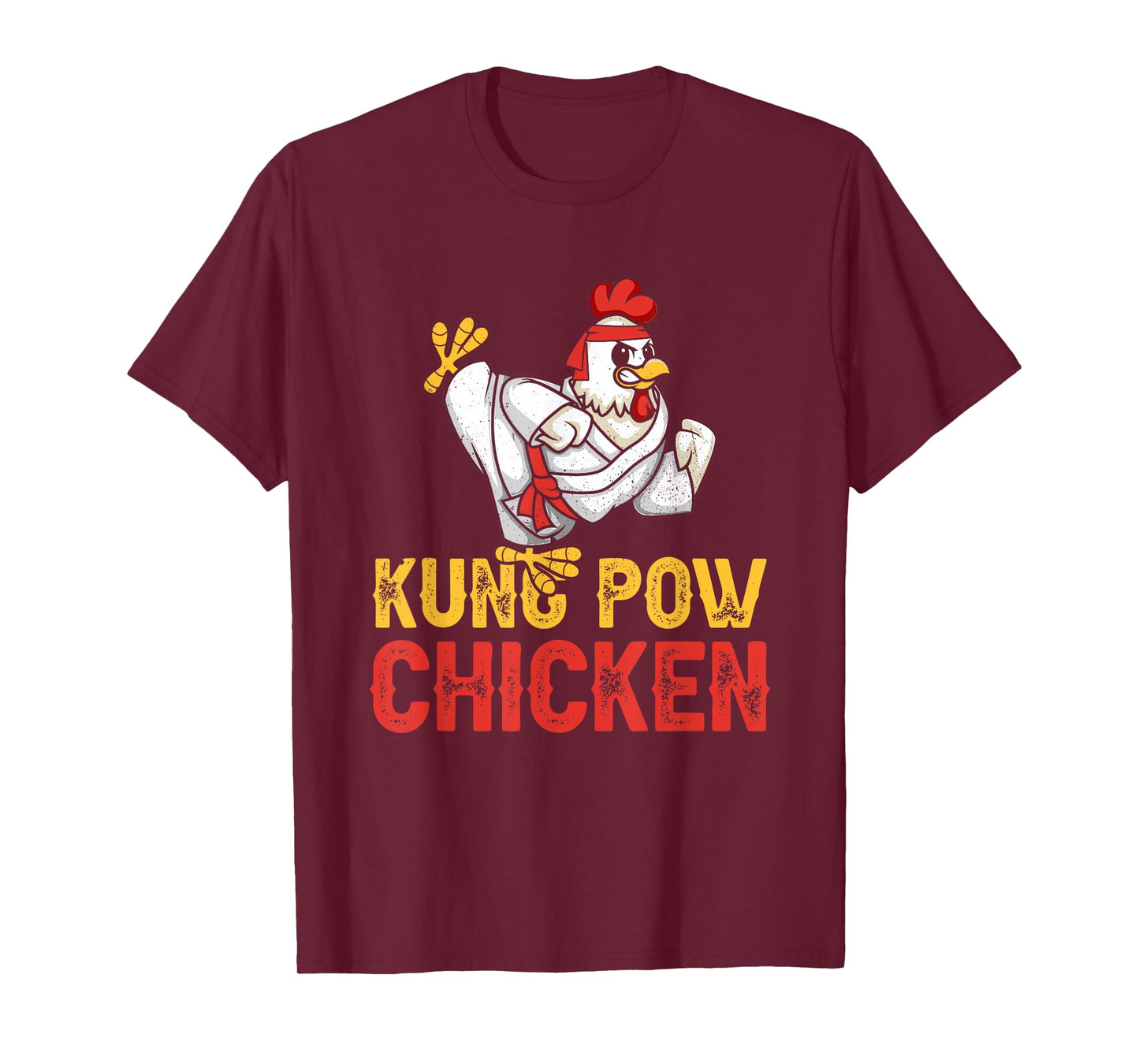 Kung Pow Chicken Funny Karate Chicken Ninja a Warrior T-Shirt