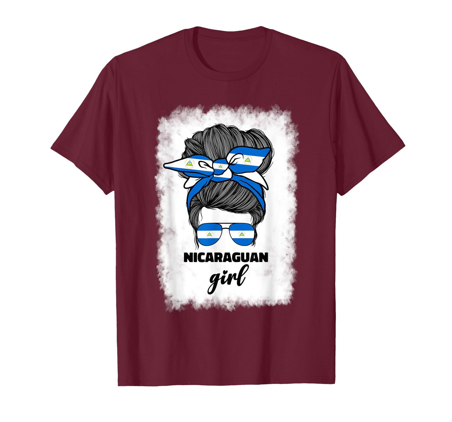 Nicaraguan Girl For Women Girls Nicaragua Flag Nicaraguense T-Shirt