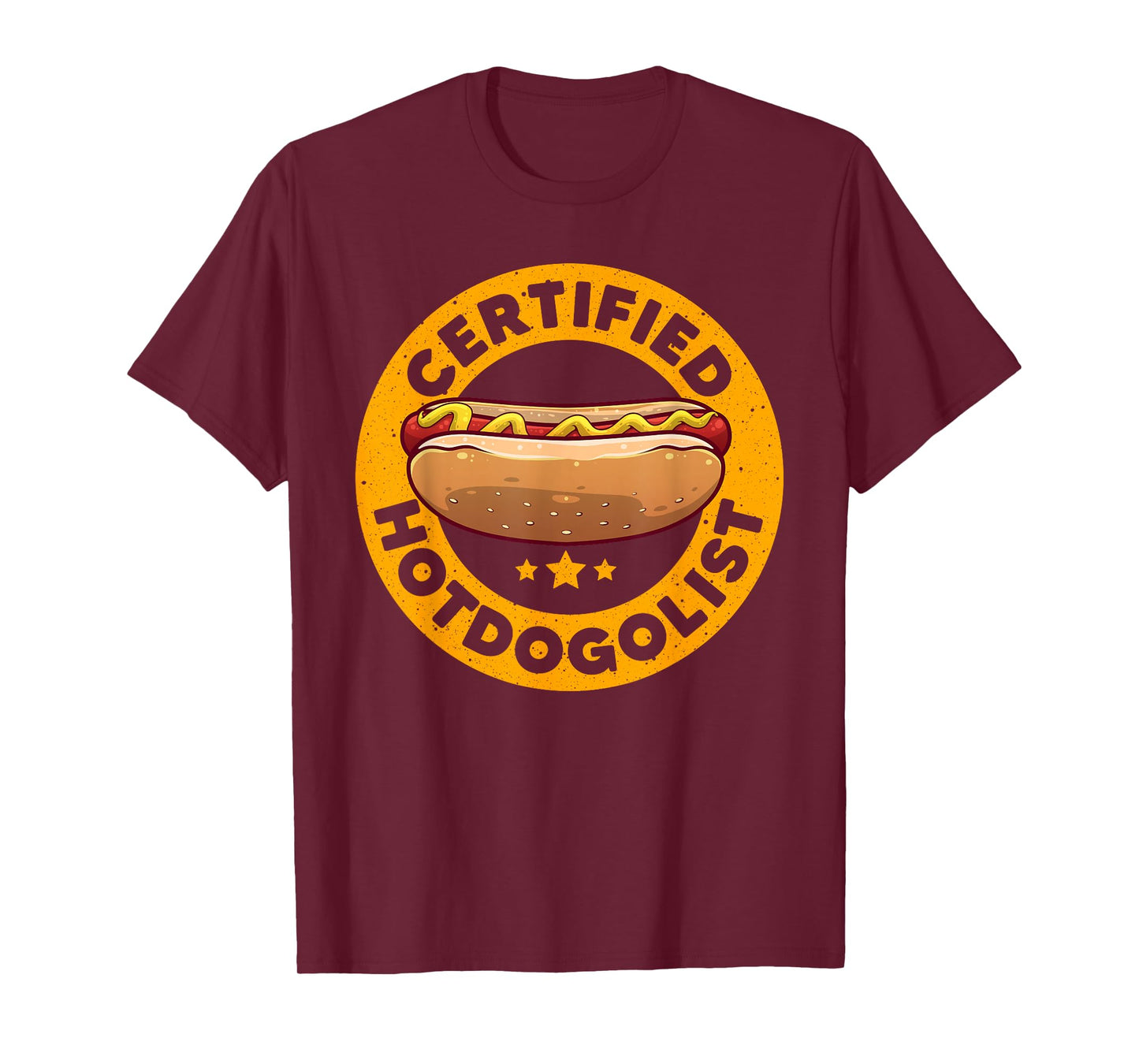 Cool Hot Dog Design for Men Women Boys Sausage Hot Dog Lover T-Shirt