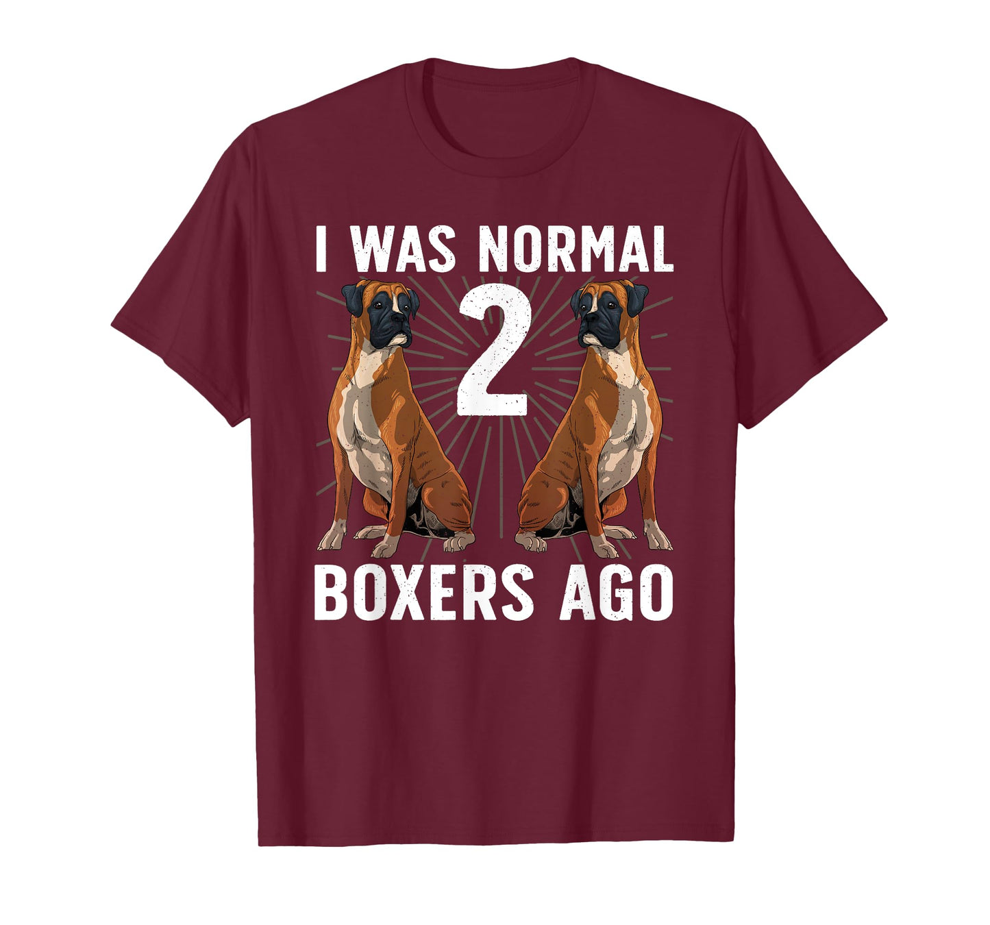 Cool Boxer Dog For Men Women Brindle Owner Trainer Dog Lover T-Shirt