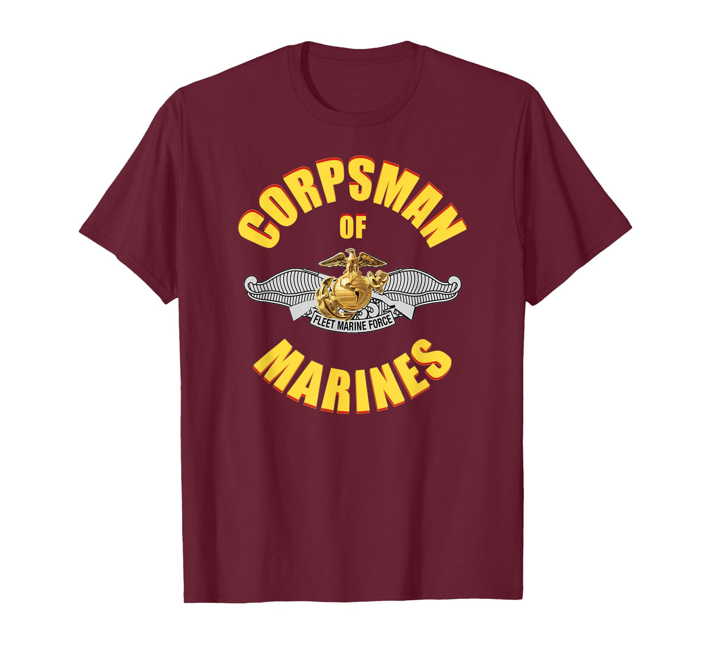 8404 Combat Corpsman: Eagle Globe Anchor Veteran T-Shirt