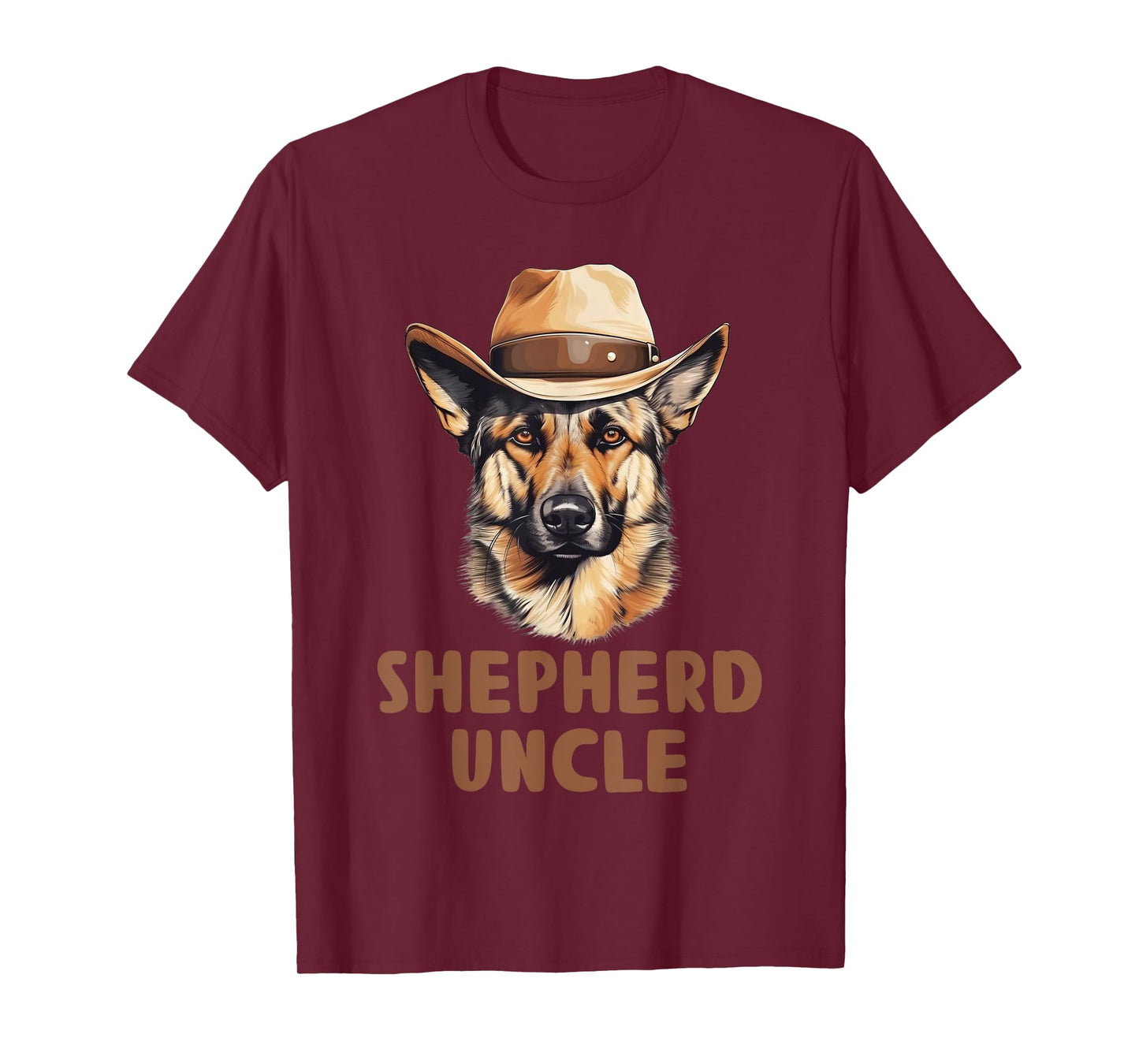 Cute German Shepherd Uncle Dog Lover Gift Funny Shephisd T-Shirt