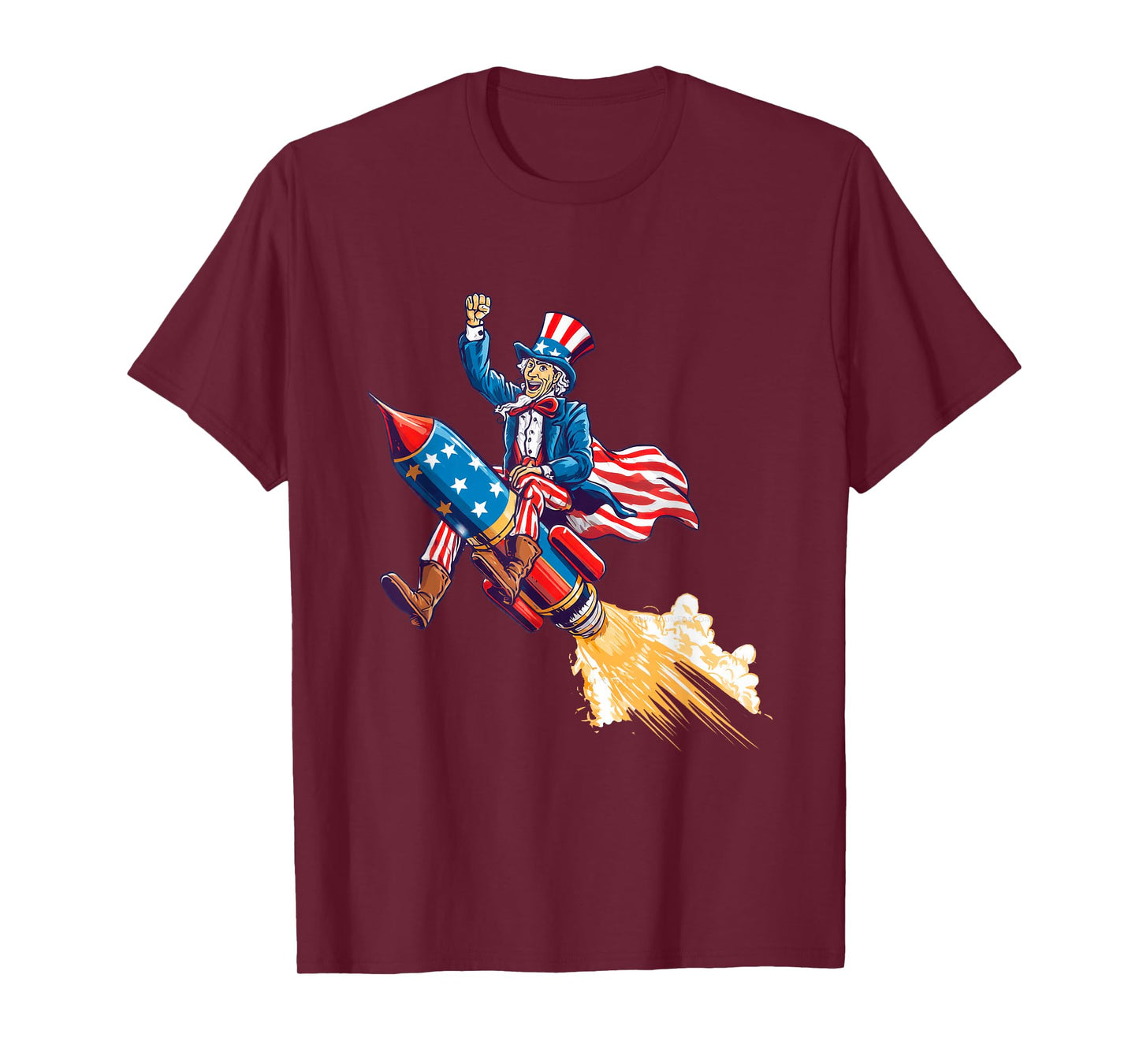 Awesome US Firework Costume for Rockets and Sam Lovers T-Shirt