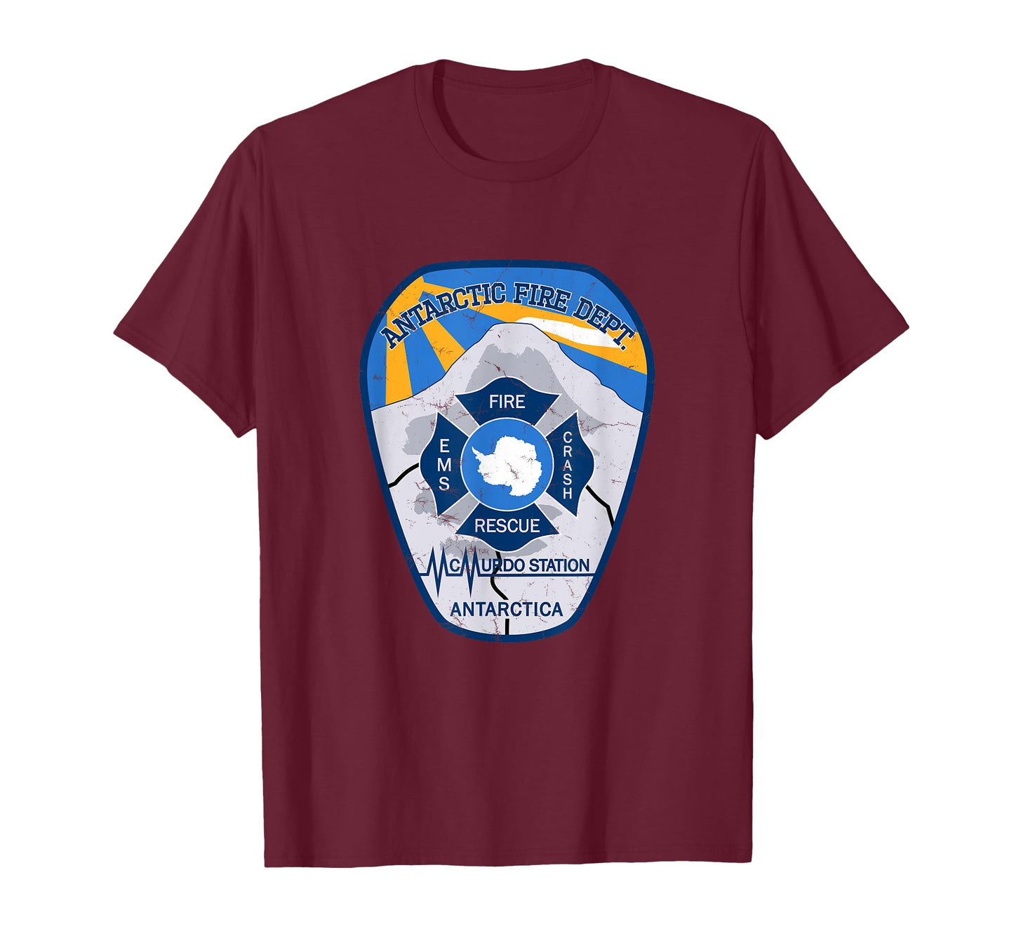 Antarctic Fire Department Patch T-Shirt