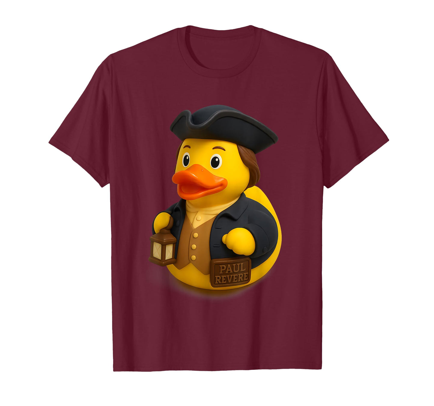 Rubber Duck Paul Revere American History Historical Figure T-Shirt