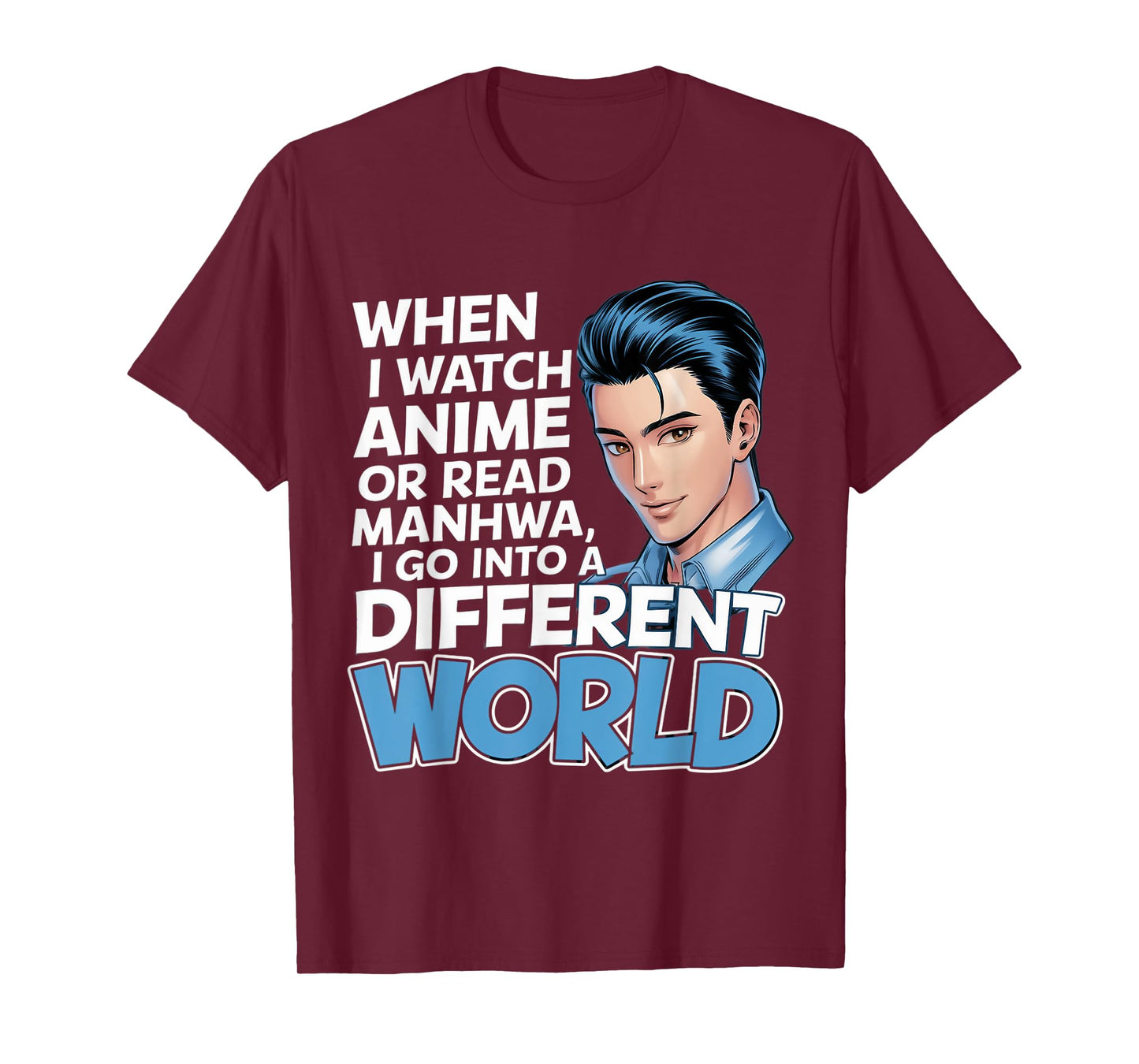 Anime Read Manhwa Otaku Manga Reader Manhwa Kawaii Anime T-Shirt