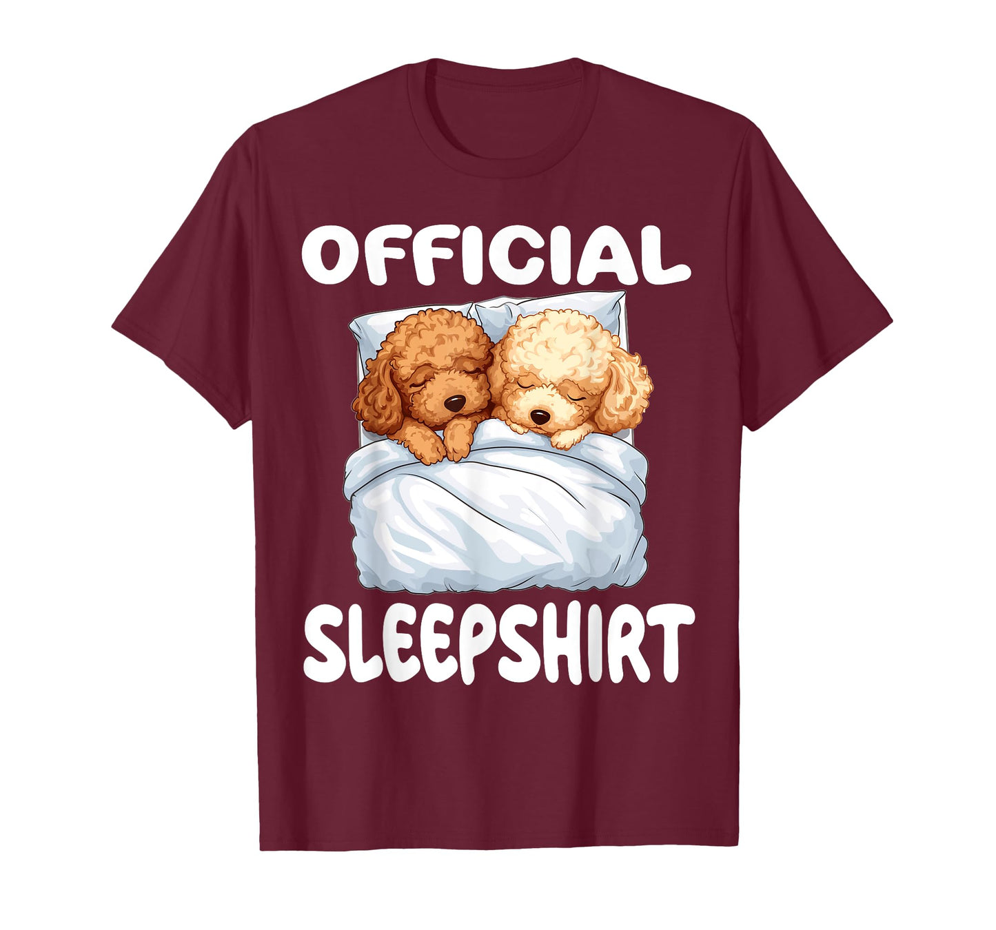 Toy Poodle Dog Official Sleepshirt Pajamas Nightgown T-Shirt