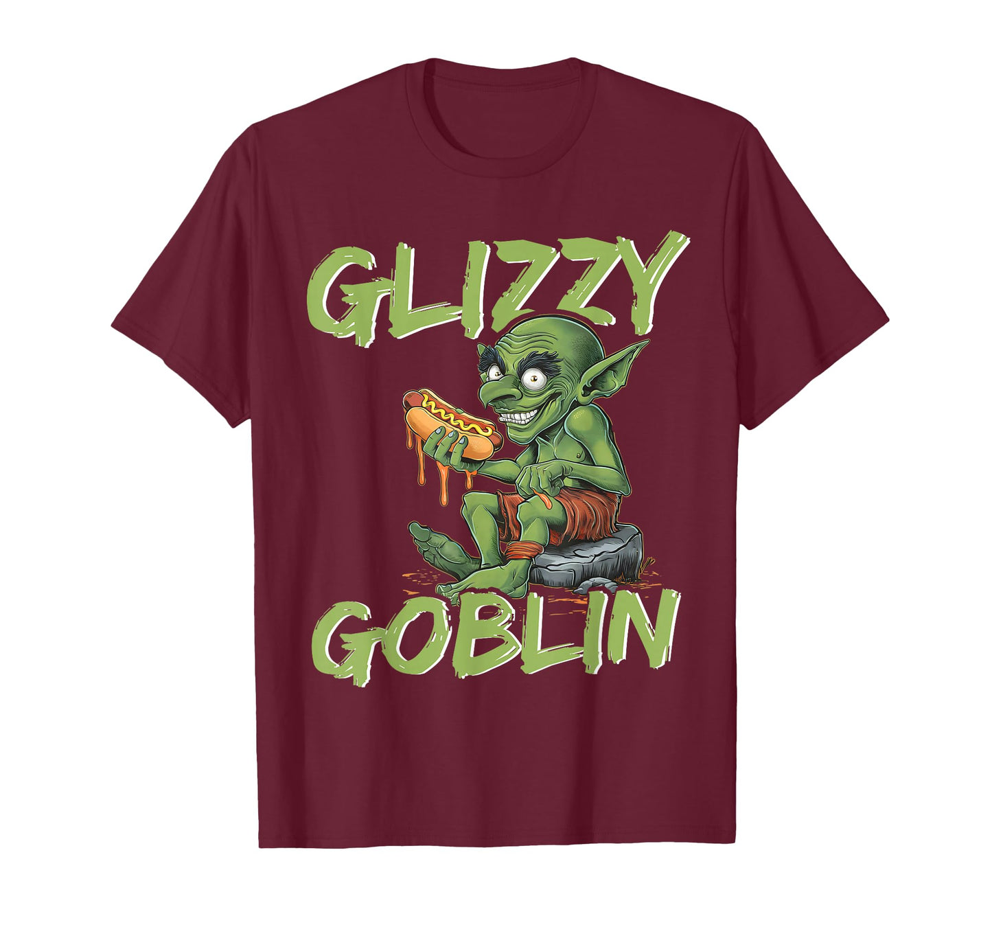 Glizzy Goblin Funny Glizzy Gobbler Hot Dog Lover T-Shirt