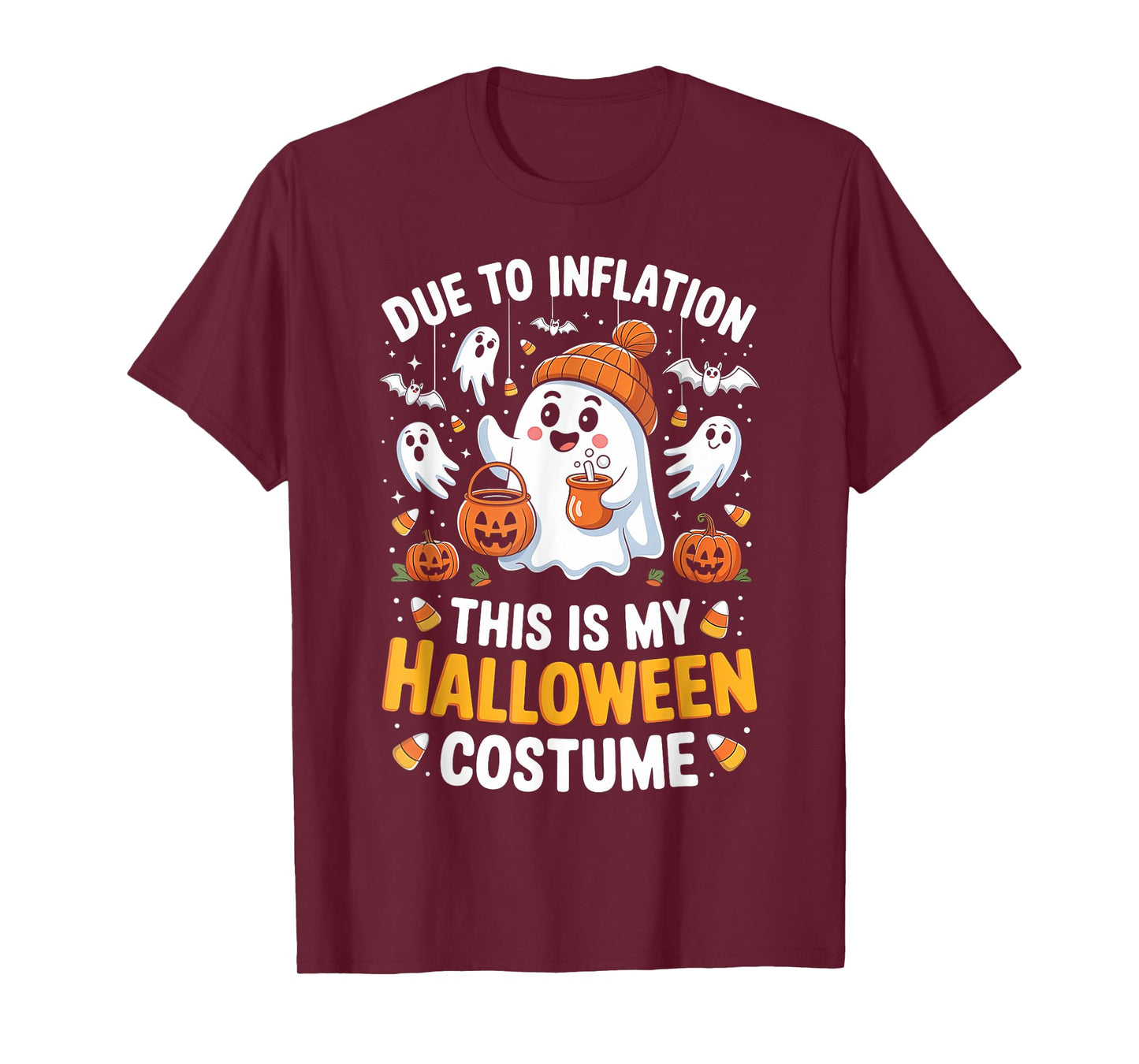 Funny Due To Inflation This Is My Halloween Costume T-Shirt