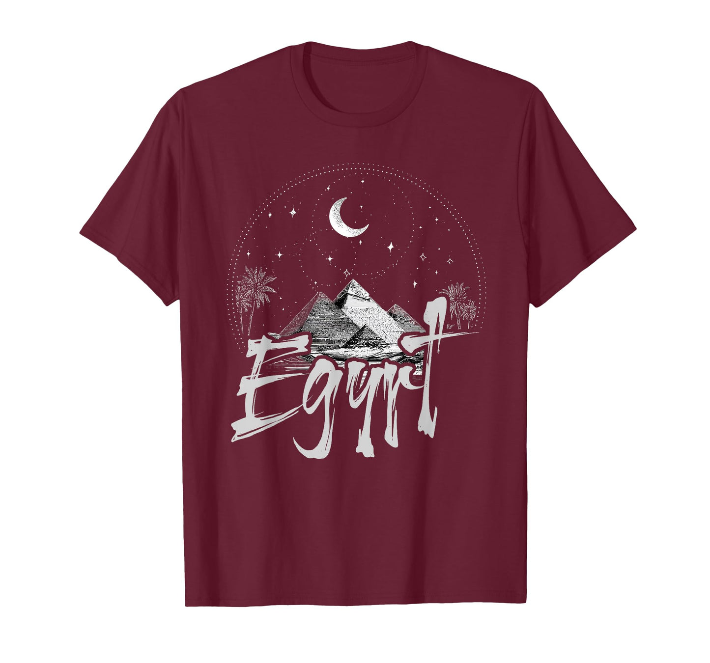 Egypt | Vacation Travel | Pyramids Moon T-Shirt