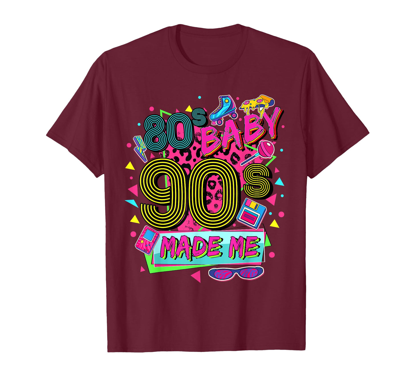 Vintage 1980s 80s Baby 1990s 90's Made Me Retro Nostalgia T-Shirt